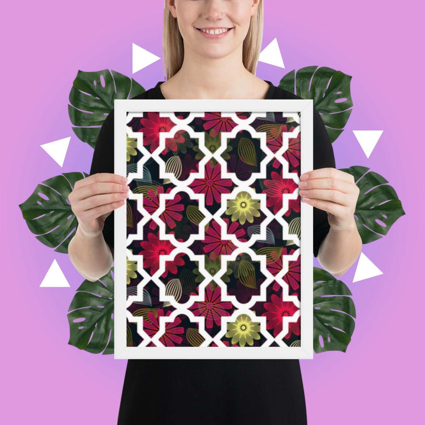Pattern Art Framed Poster 15