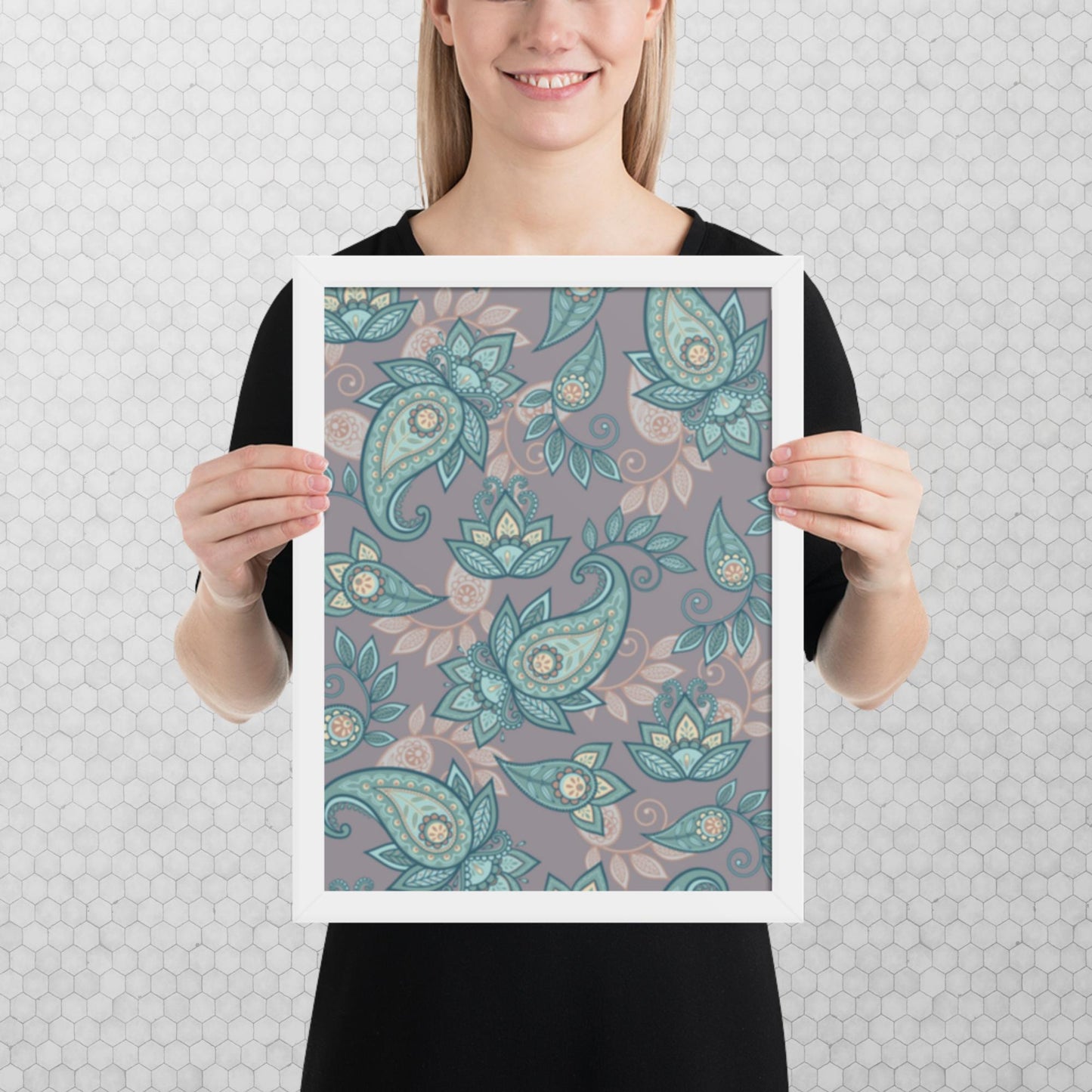 Pattern Art Framed Poster 18