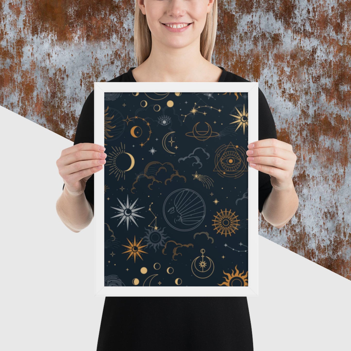 Pattern Art Framed Poster 19