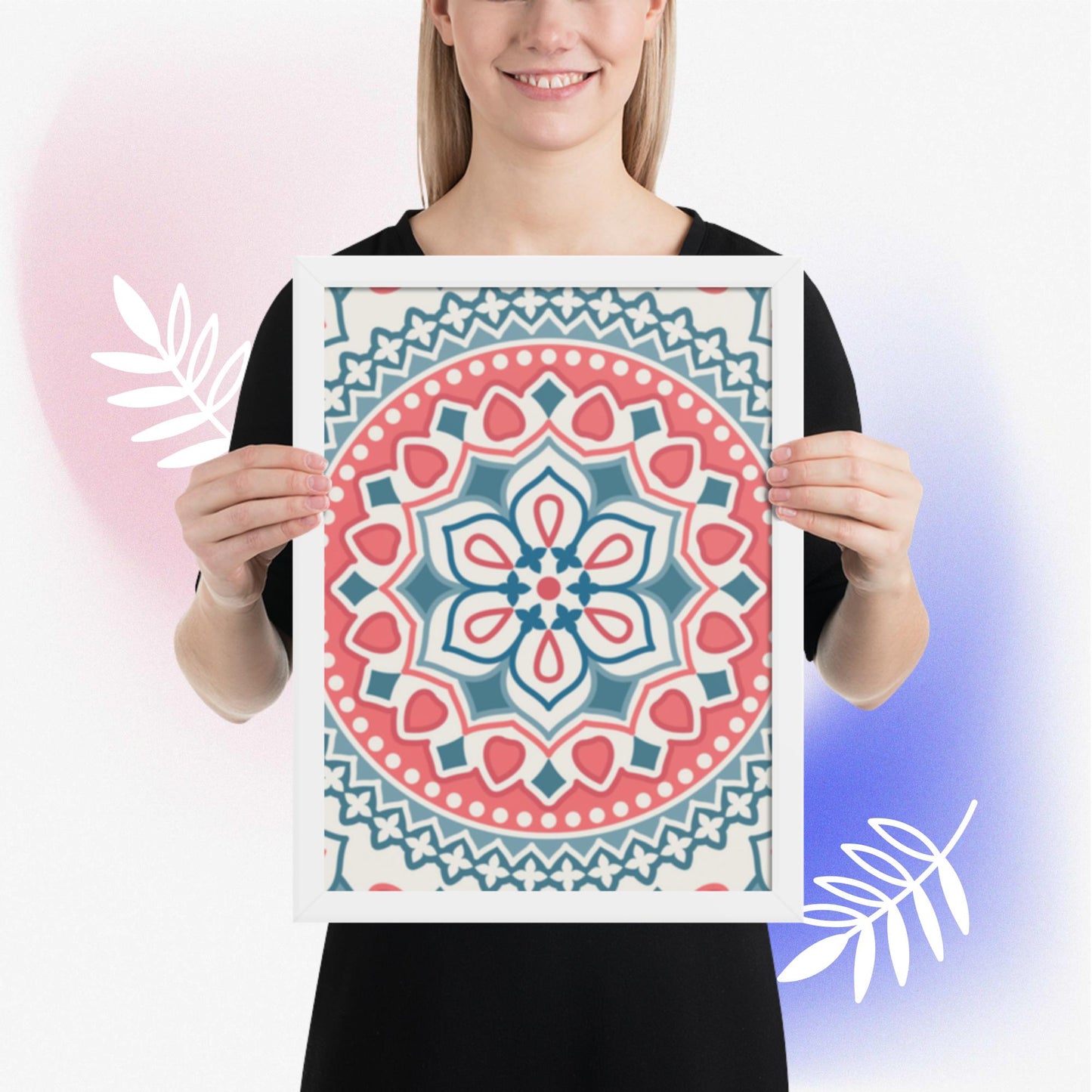 Pattern Art Framed Poster 34