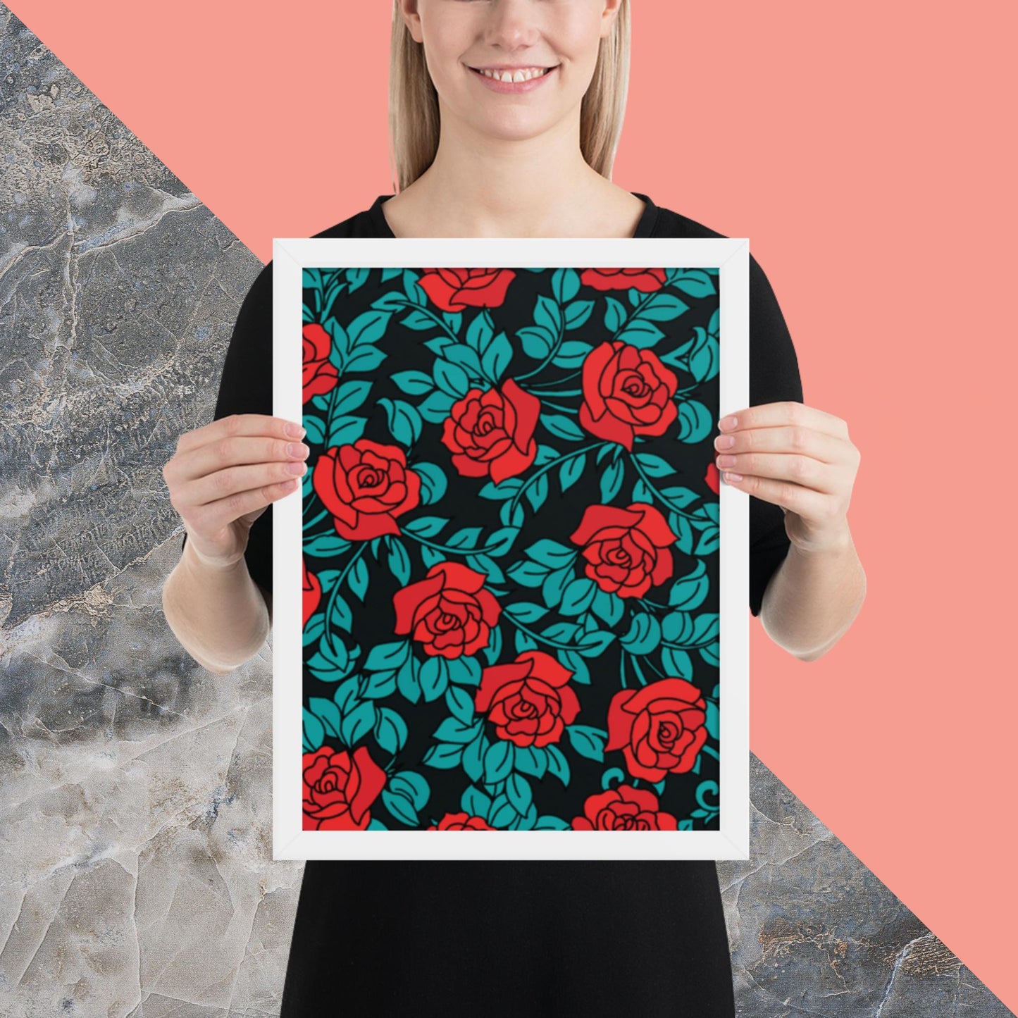 Pattern Art Framed Poster 49