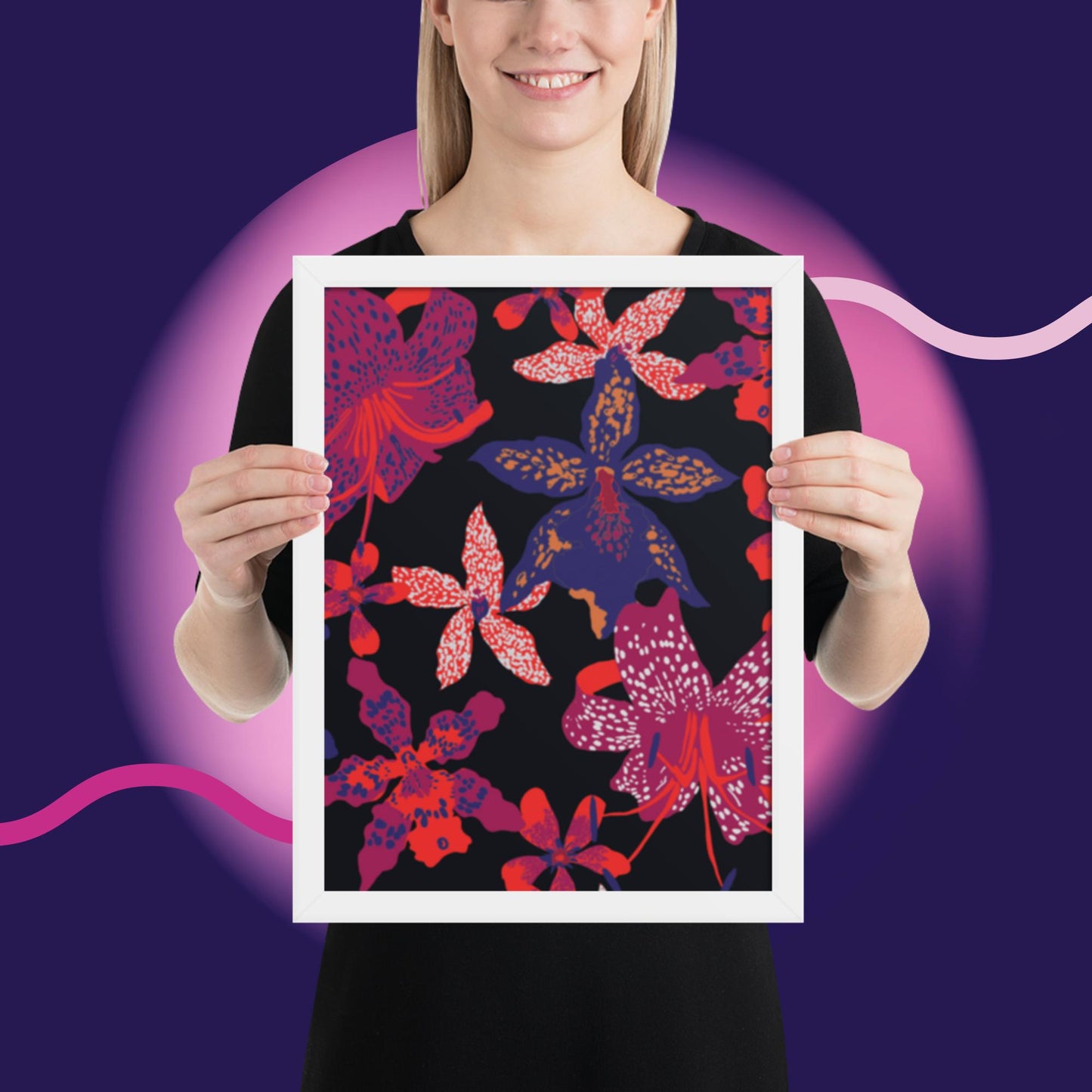 Pattern Art Framed Poster 98