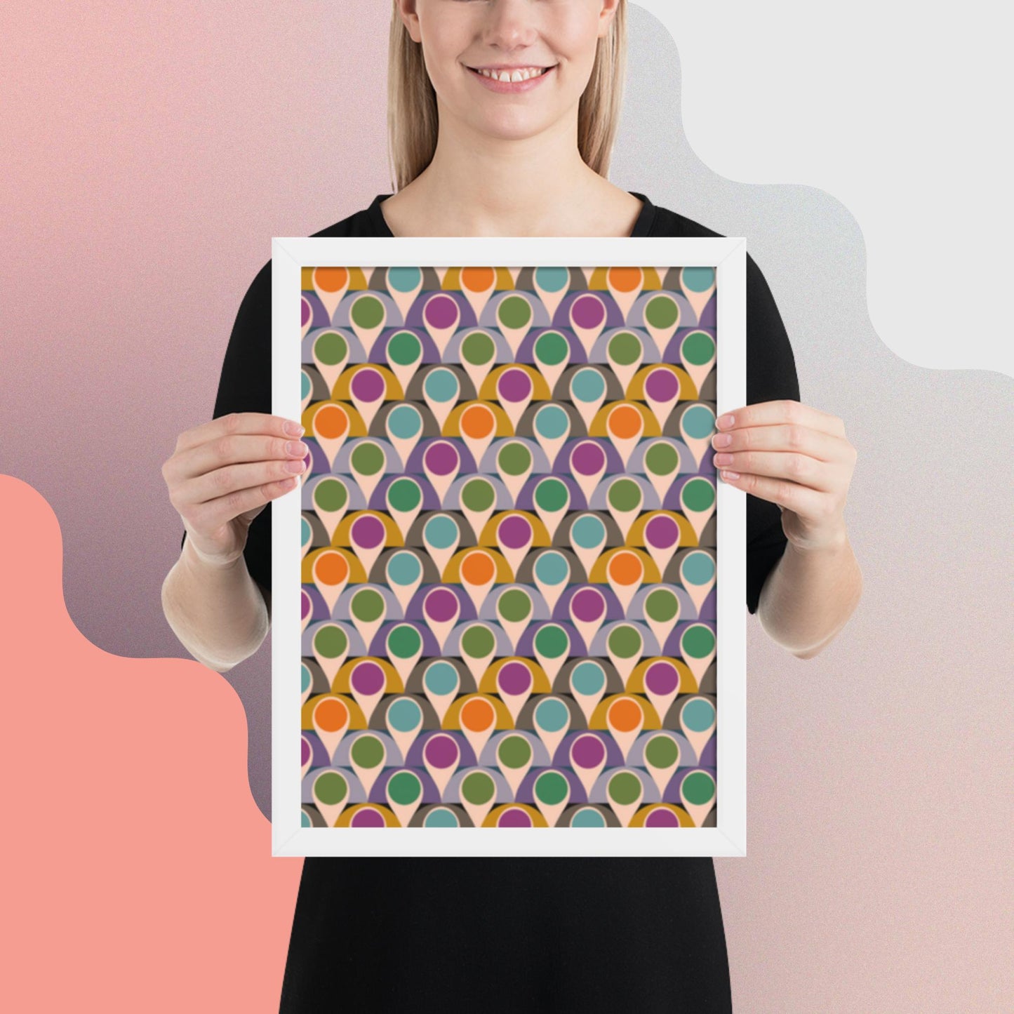 Pattern Art Framed Poster 99