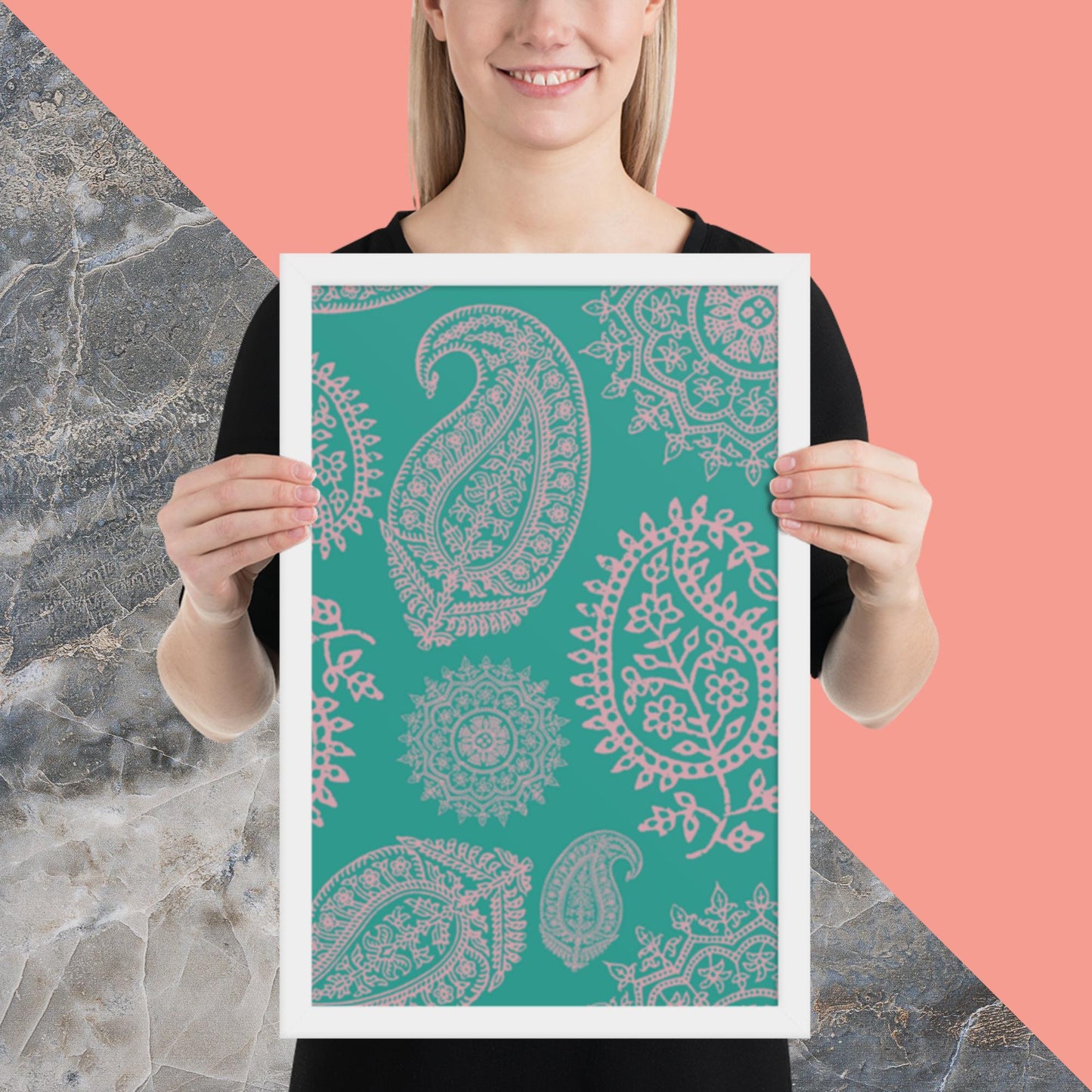 Pattern Art Framed Poster 1