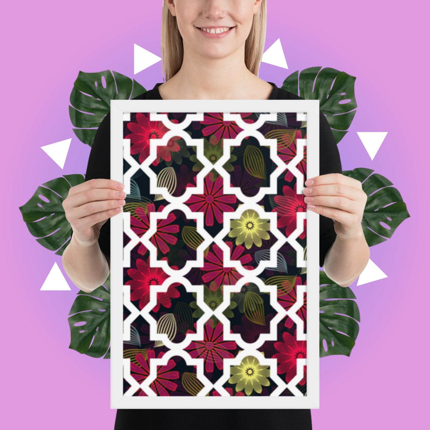 Pattern Art Framed Poster 15