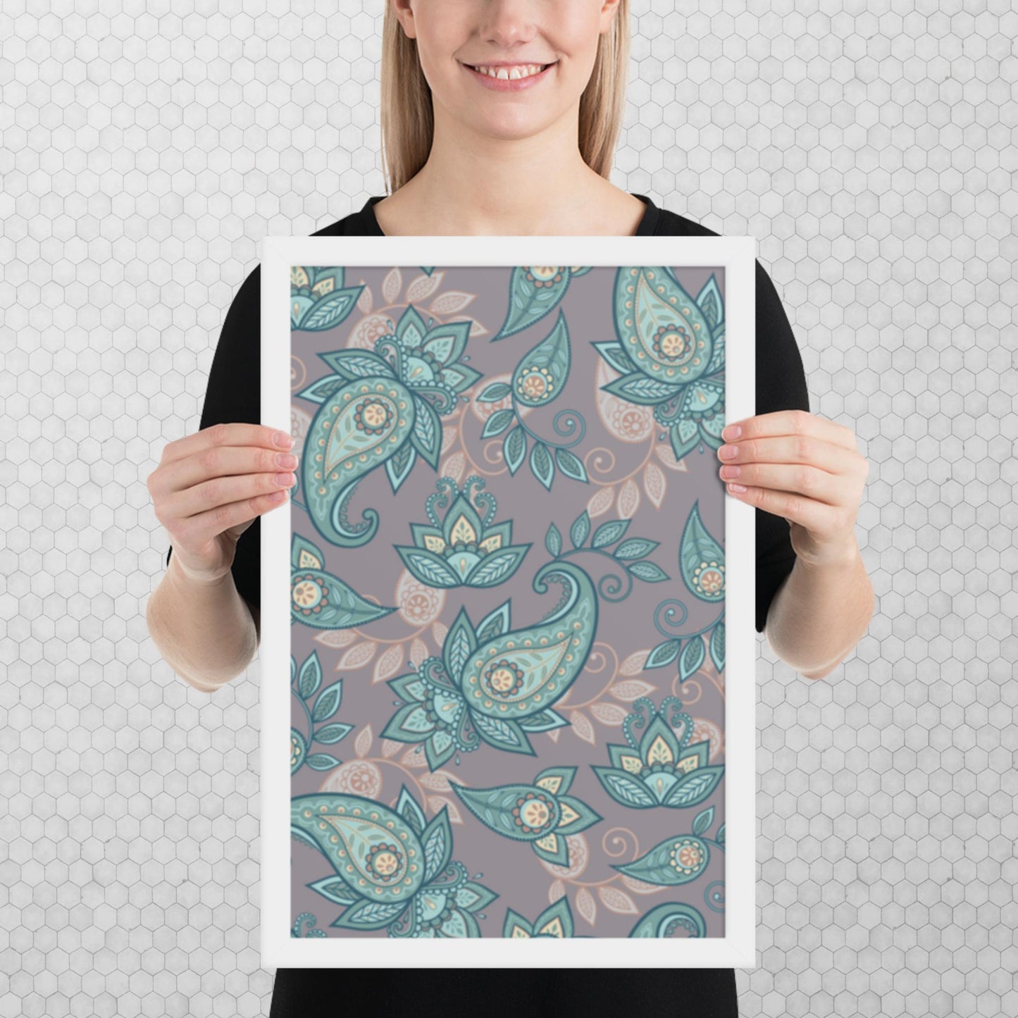 Pattern Art Framed Poster 18