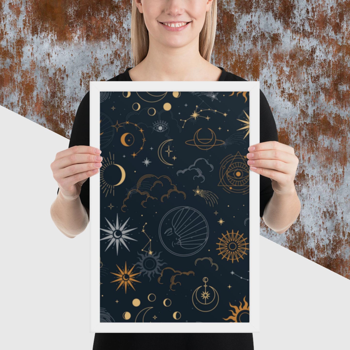 Pattern Art Framed Poster 19