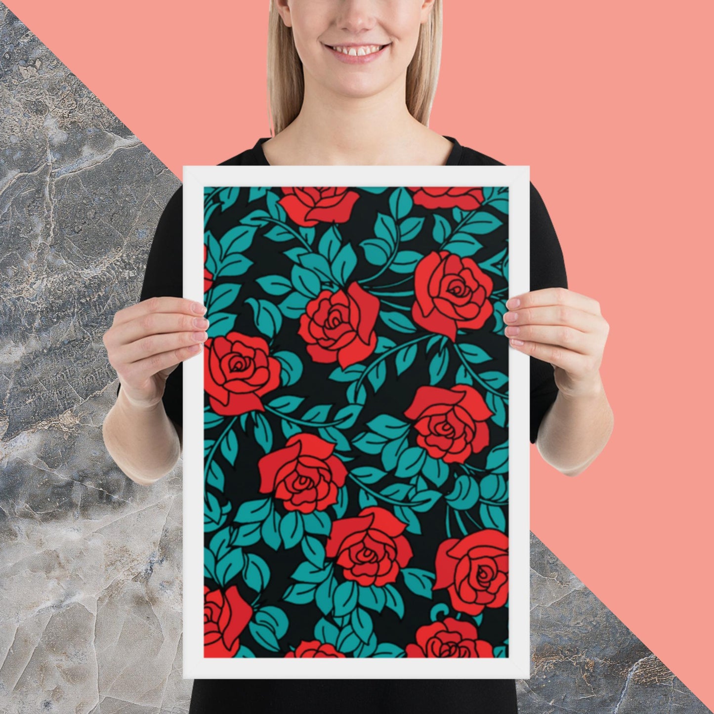 Pattern Art Framed Poster 49