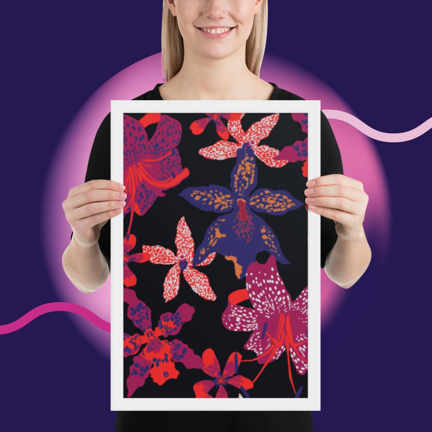 Pattern Art Framed Poster 98