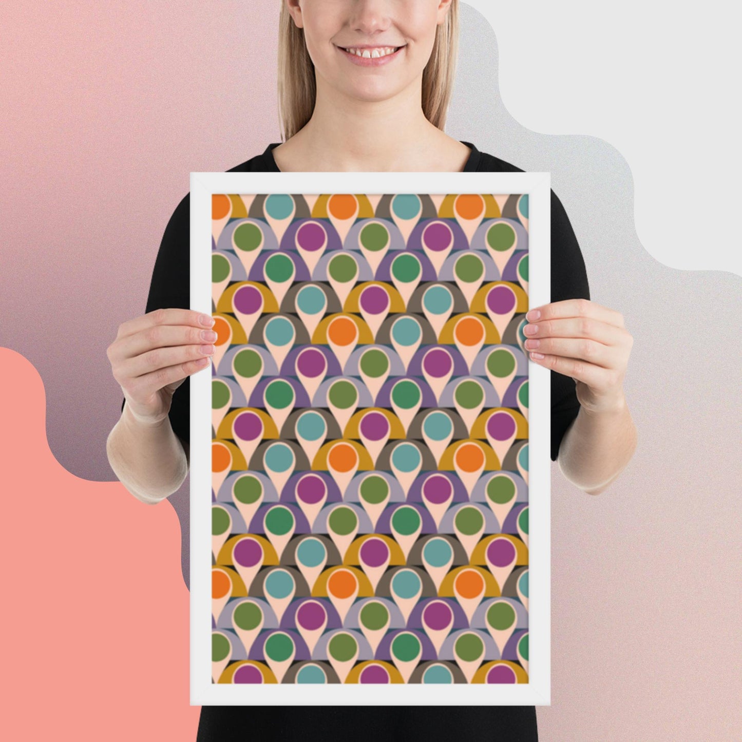 Pattern Art Framed Poster 99
