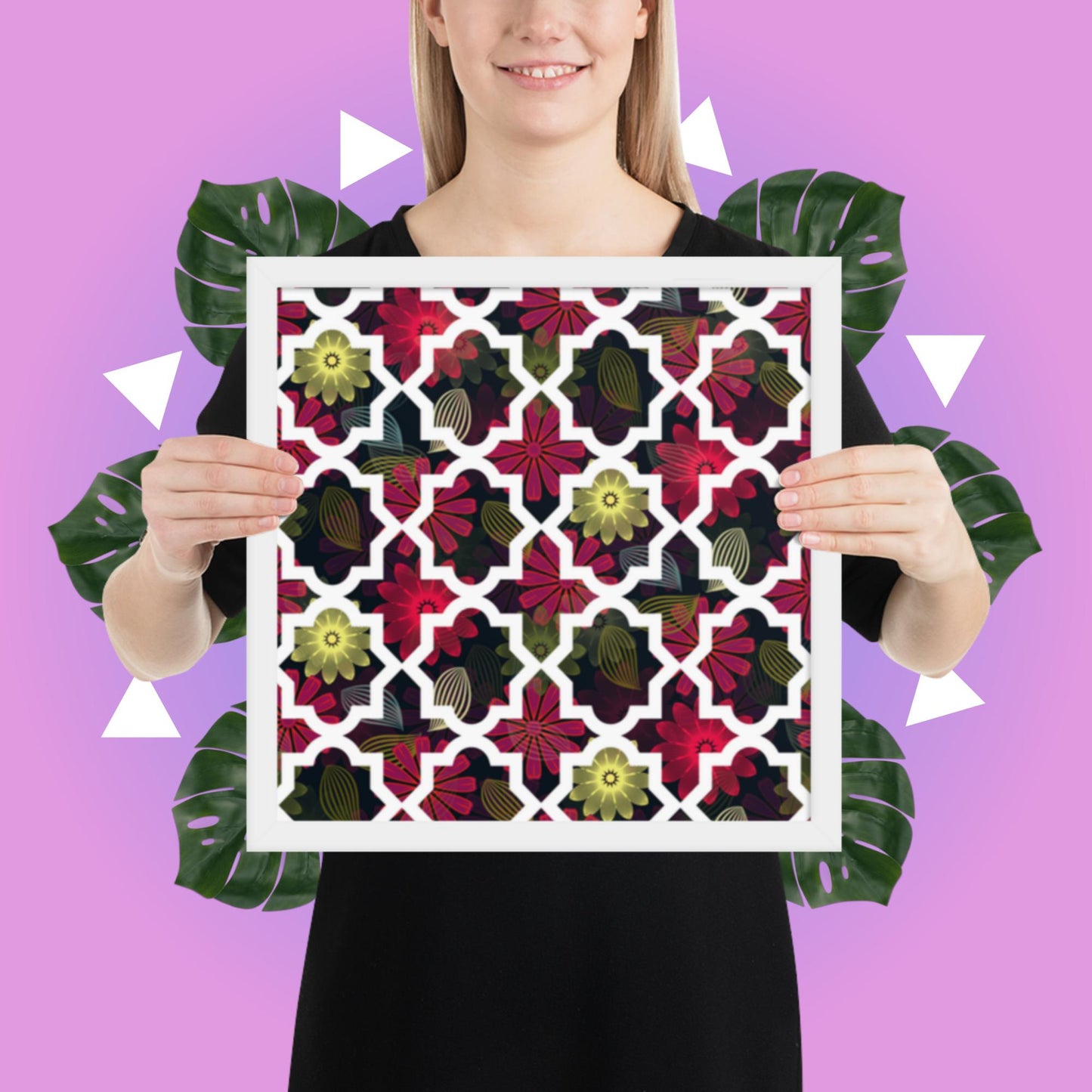 Pattern Art Framed Poster 15