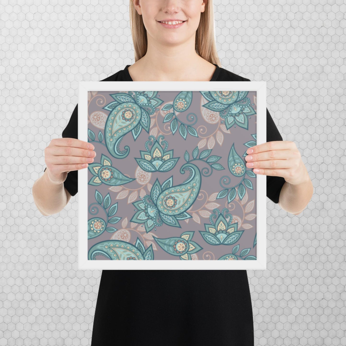 Pattern Art Framed Poster 18