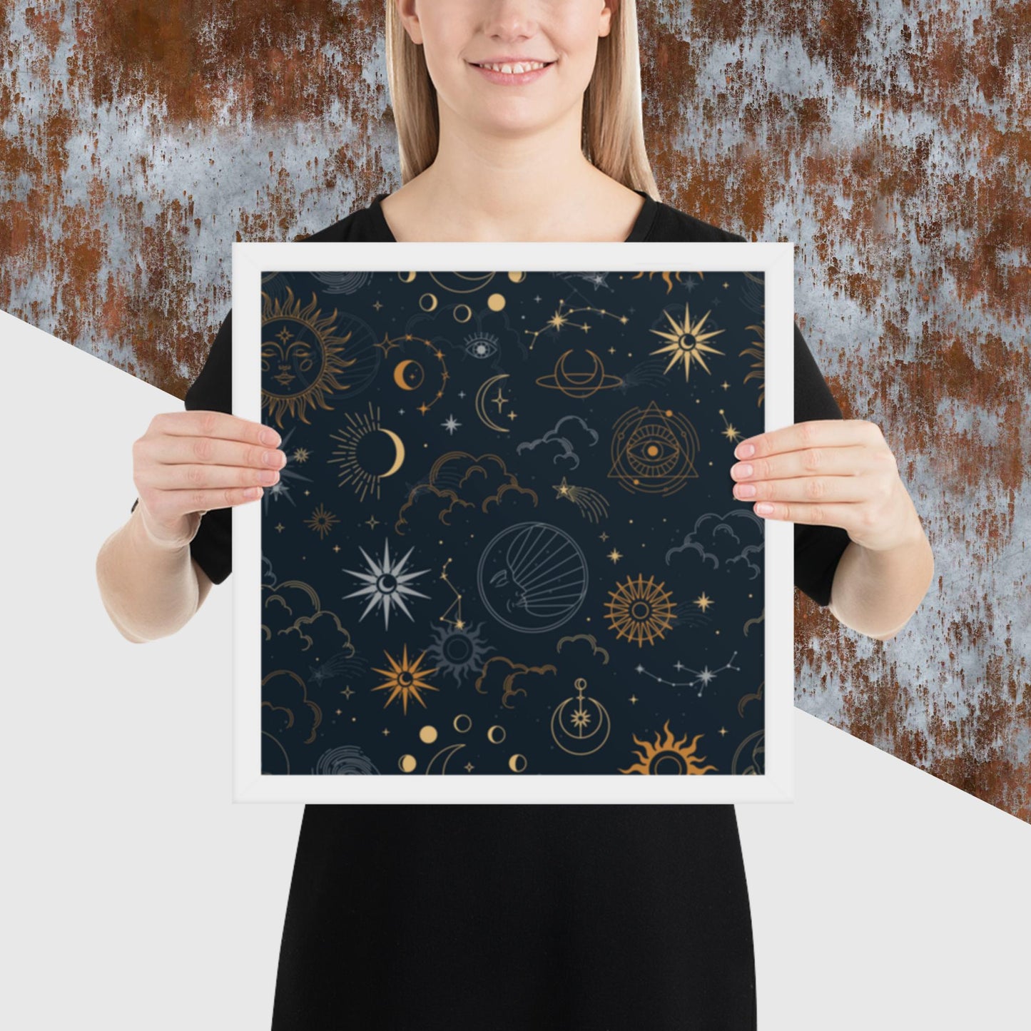 Pattern Art Framed Poster 19