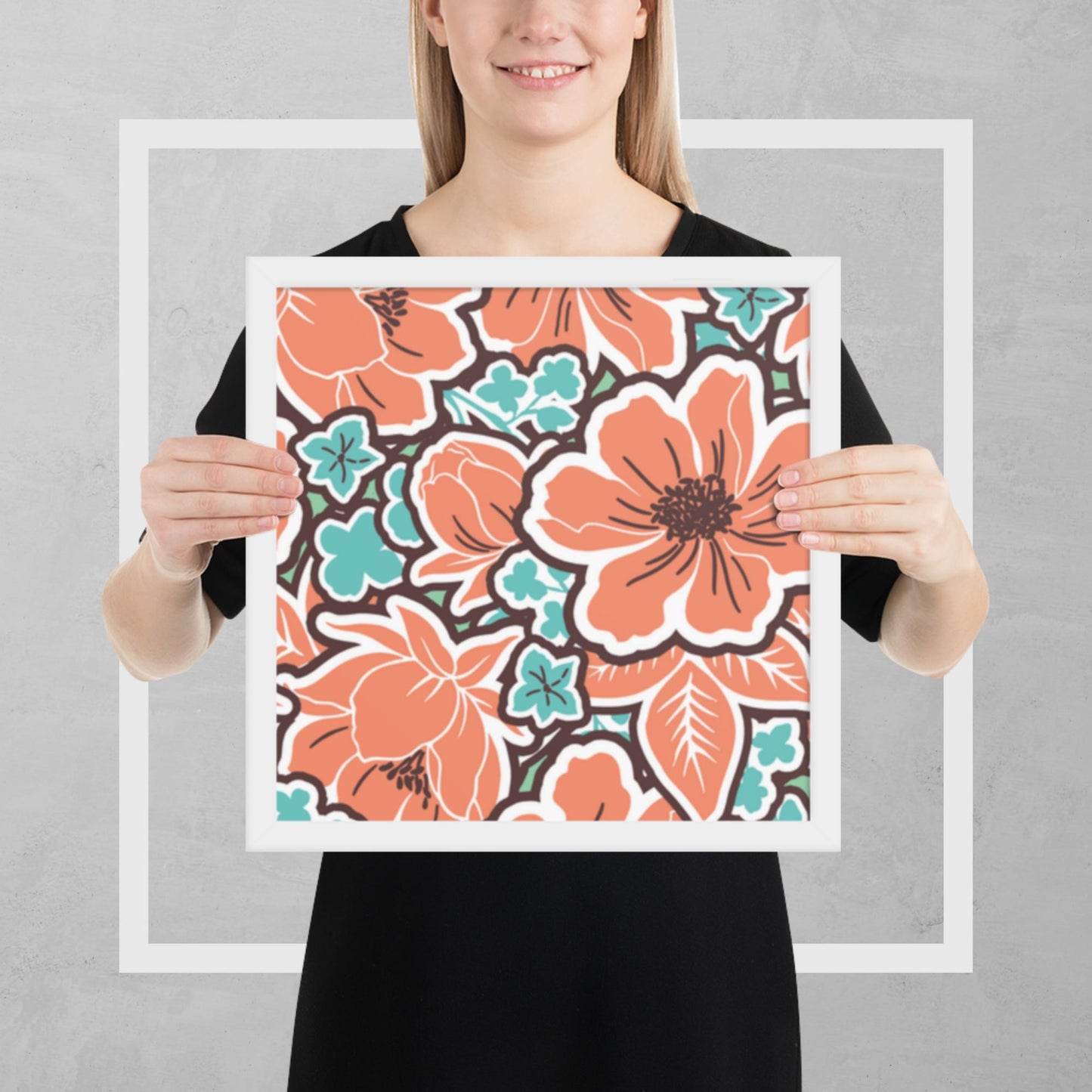 Pattern Art Framed Poster 37