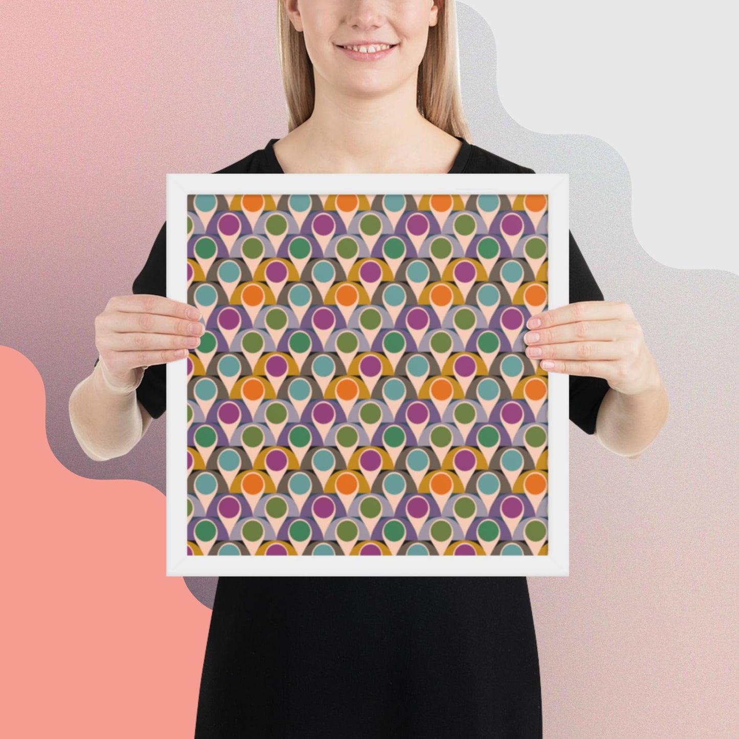 Pattern Art Framed Poster 99