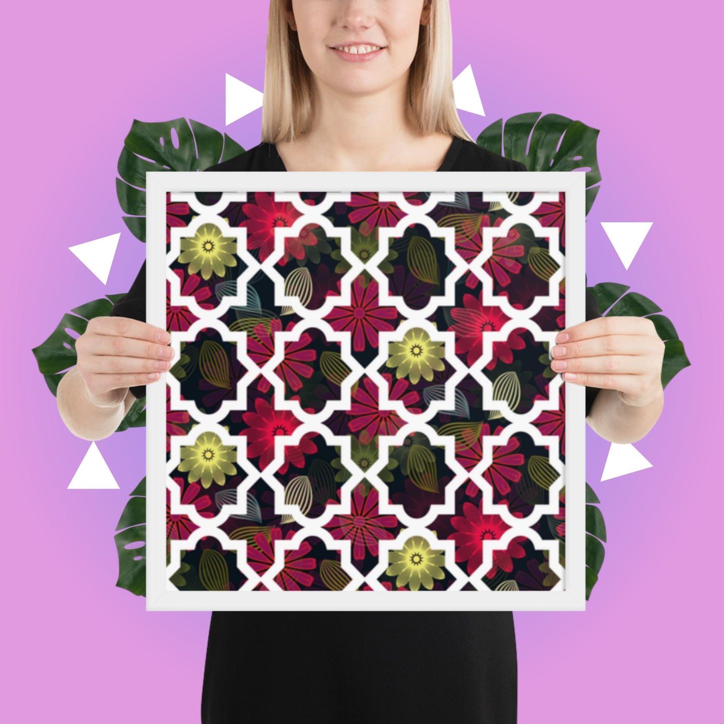Pattern Art Framed Poster 15