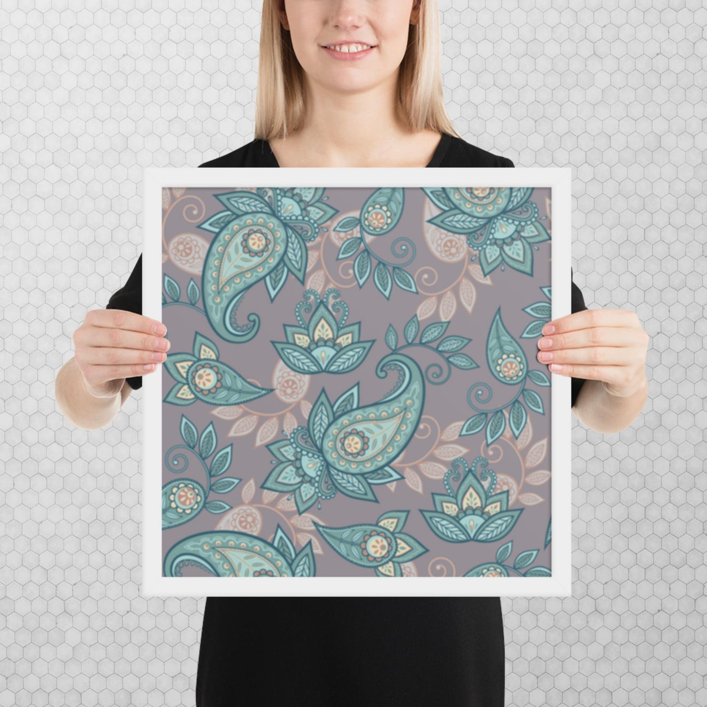 Pattern Art Framed Poster 18