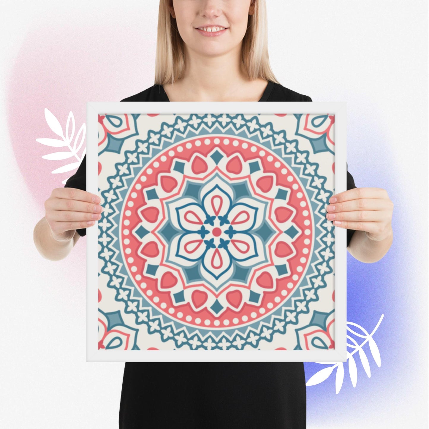 Pattern Art Framed Poster 34
