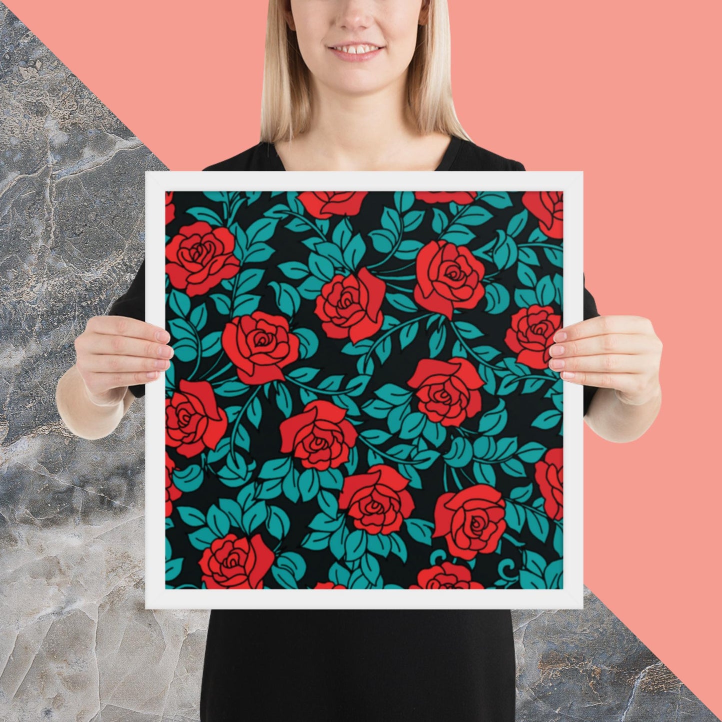 Pattern Art Framed Poster 49