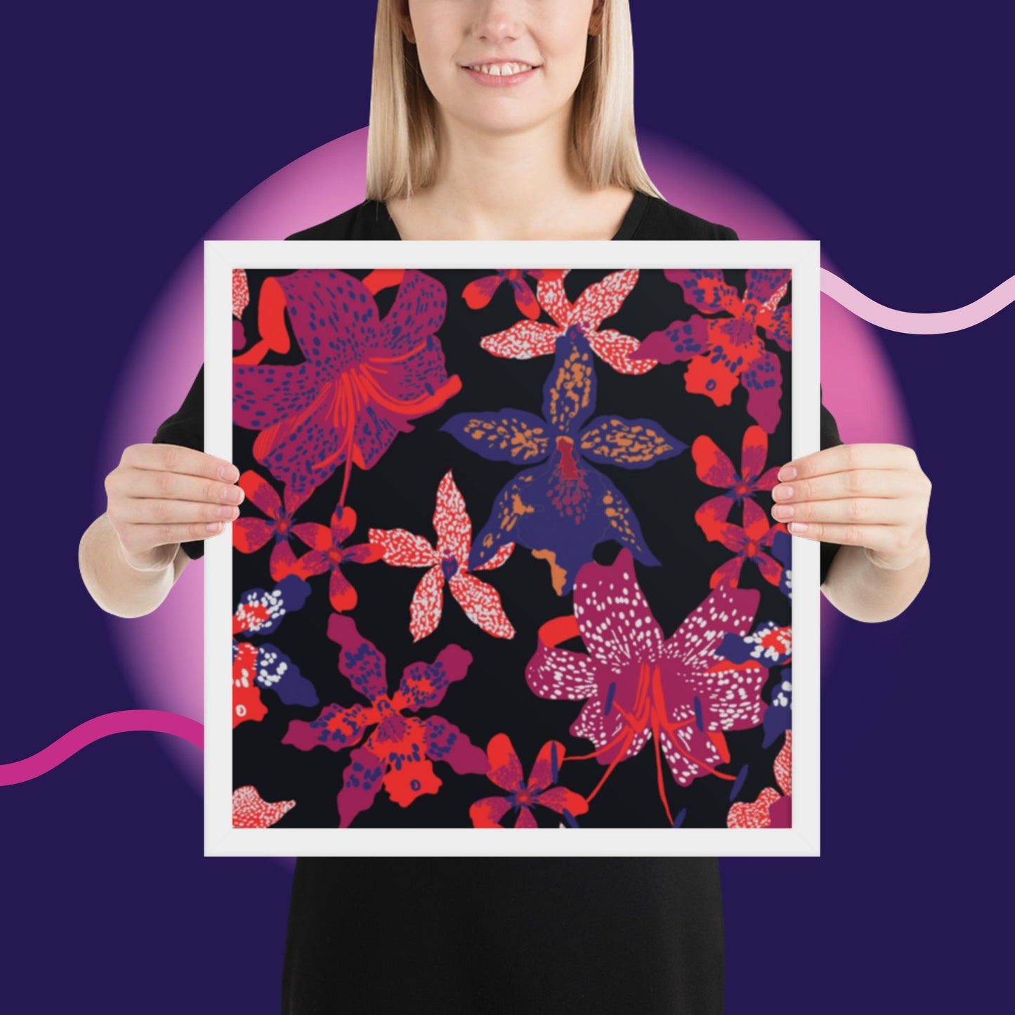 Pattern Art Framed Poster 98