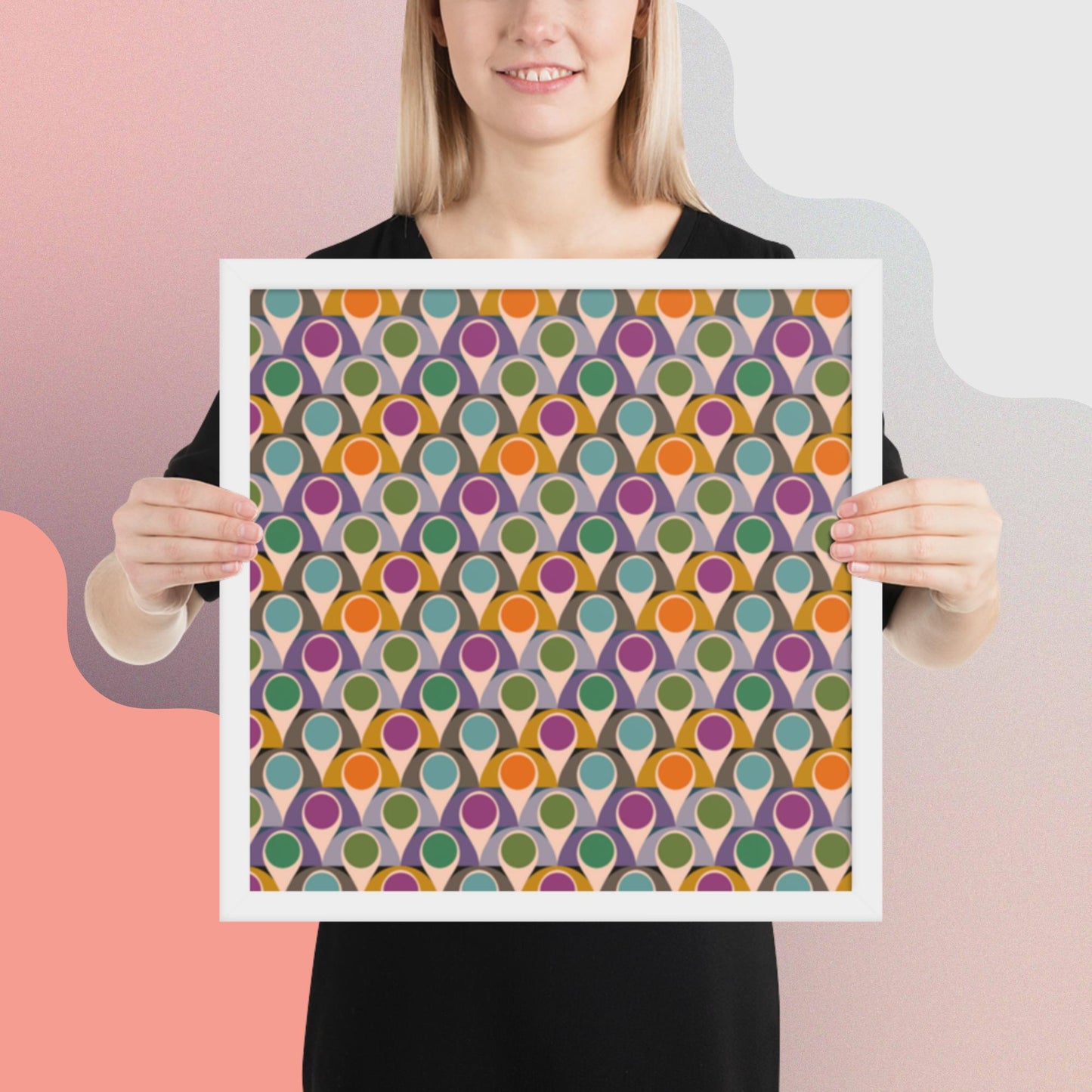 Pattern Art Framed Poster 99