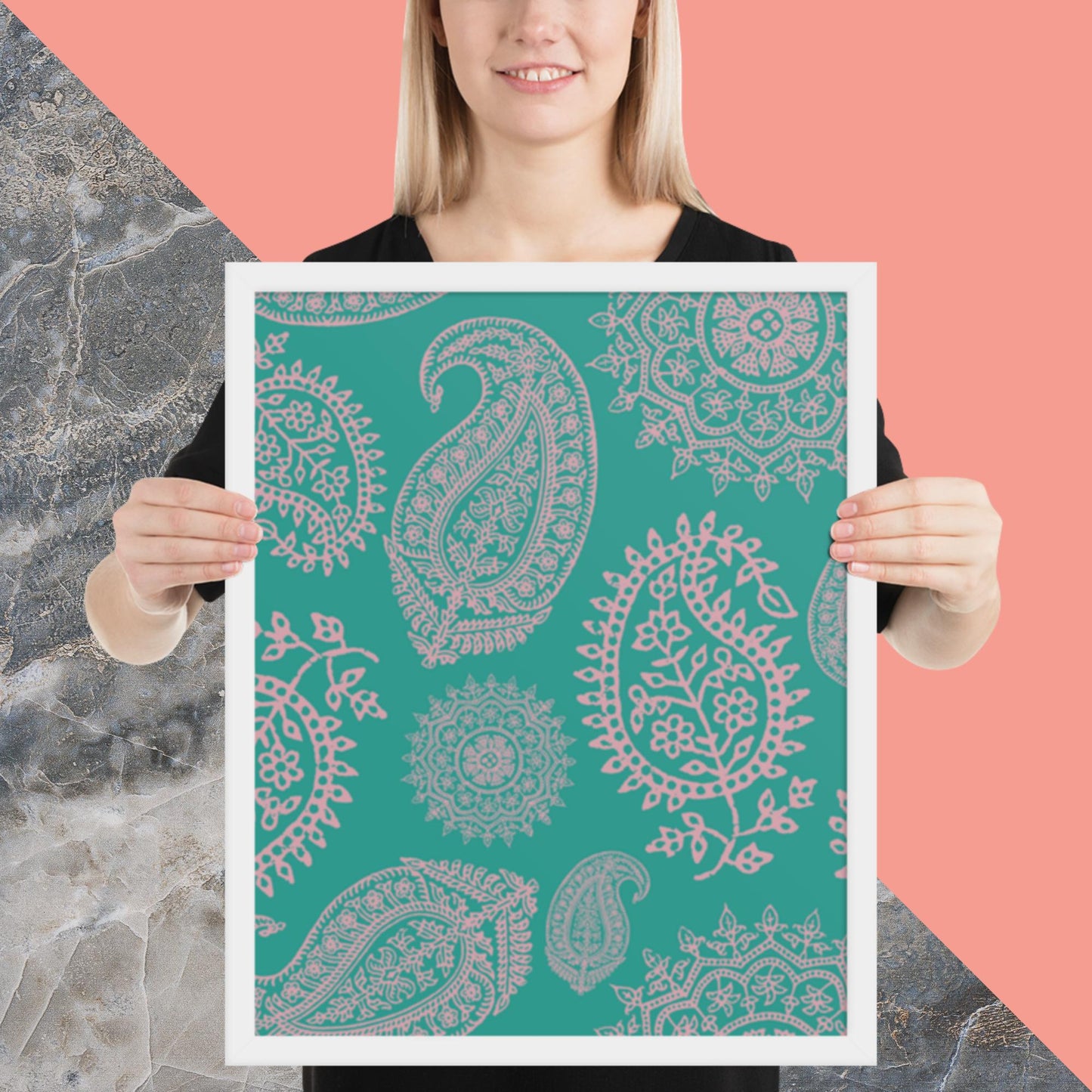 Pattern Art Framed Poster 1