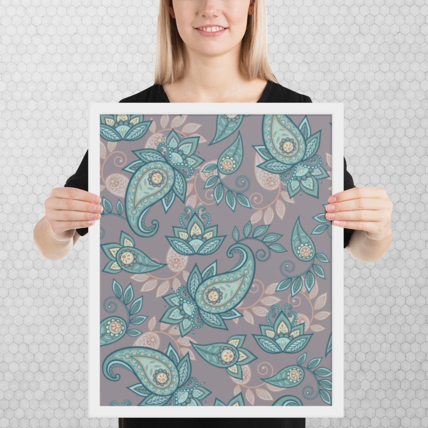 Pattern Art Framed Poster 18