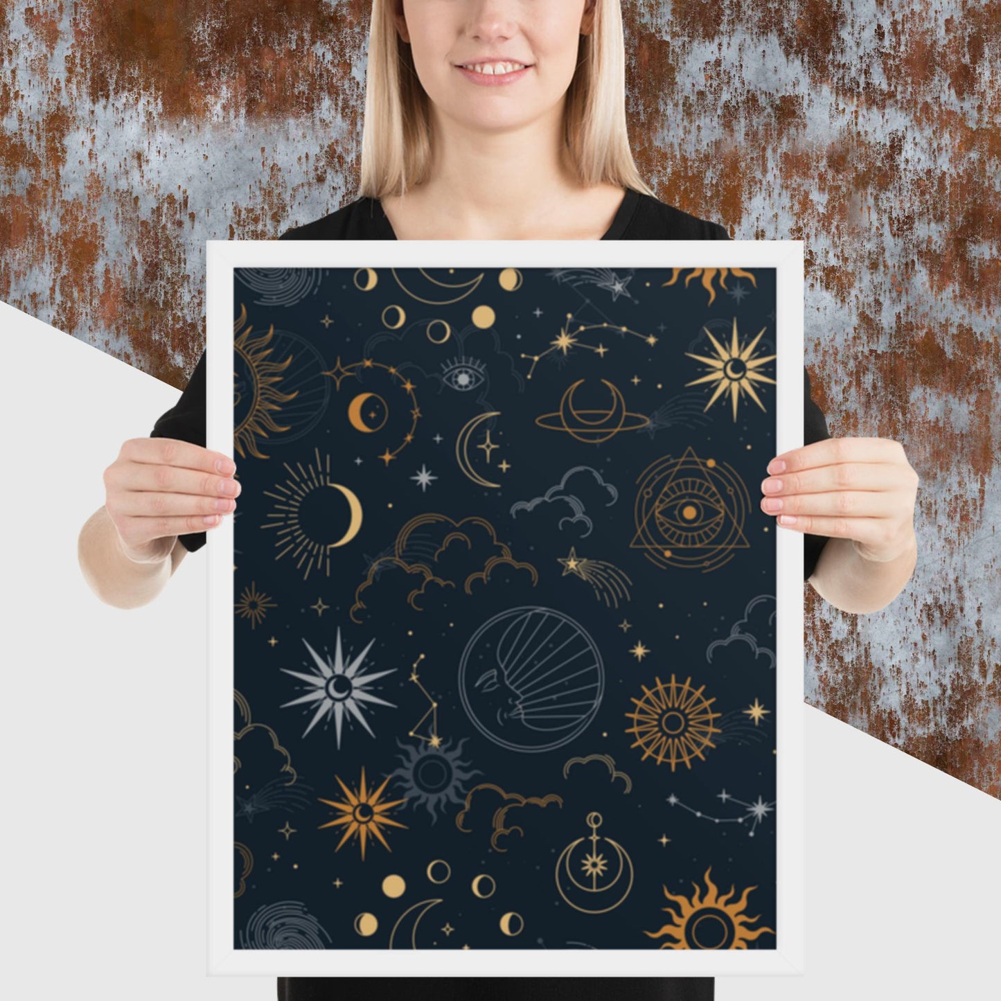 Pattern Art Framed Poster 19