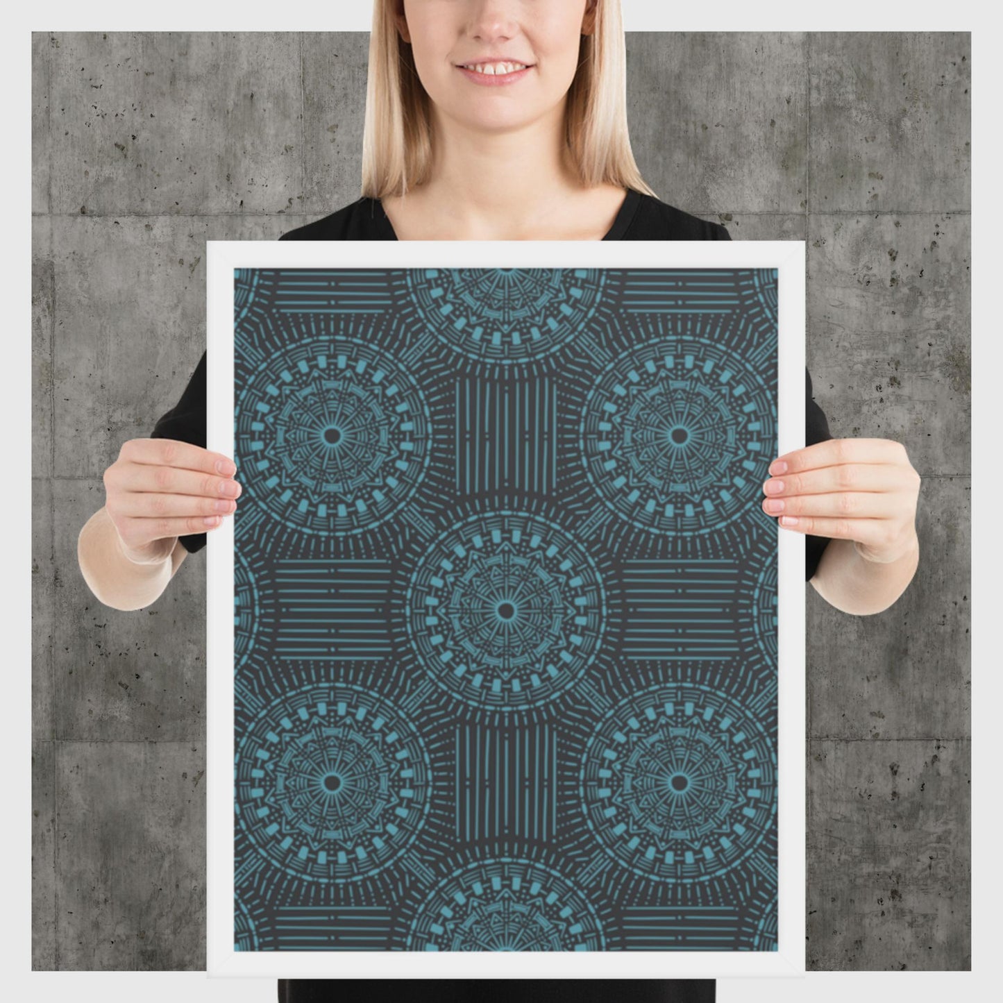 Pattern Art Framed Poster 24