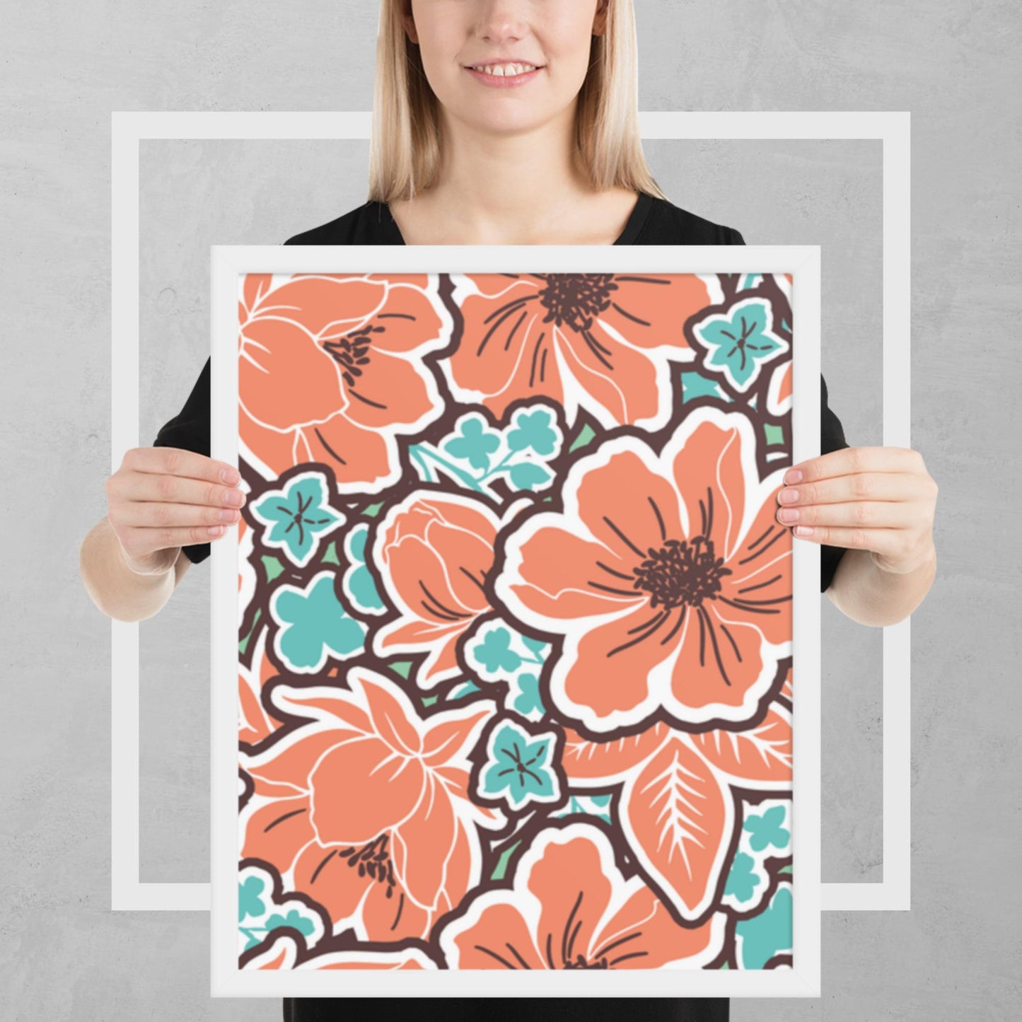 Pattern Art Framed Poster 37