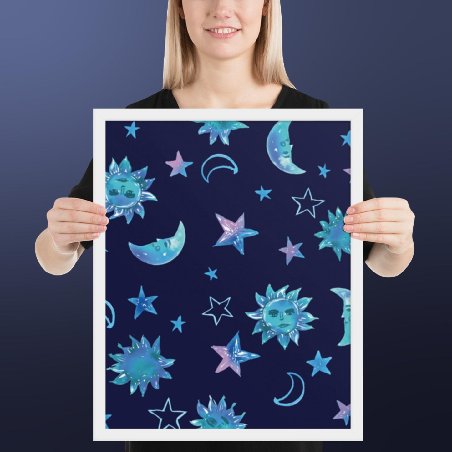 Pattern Art Framed Poster 48