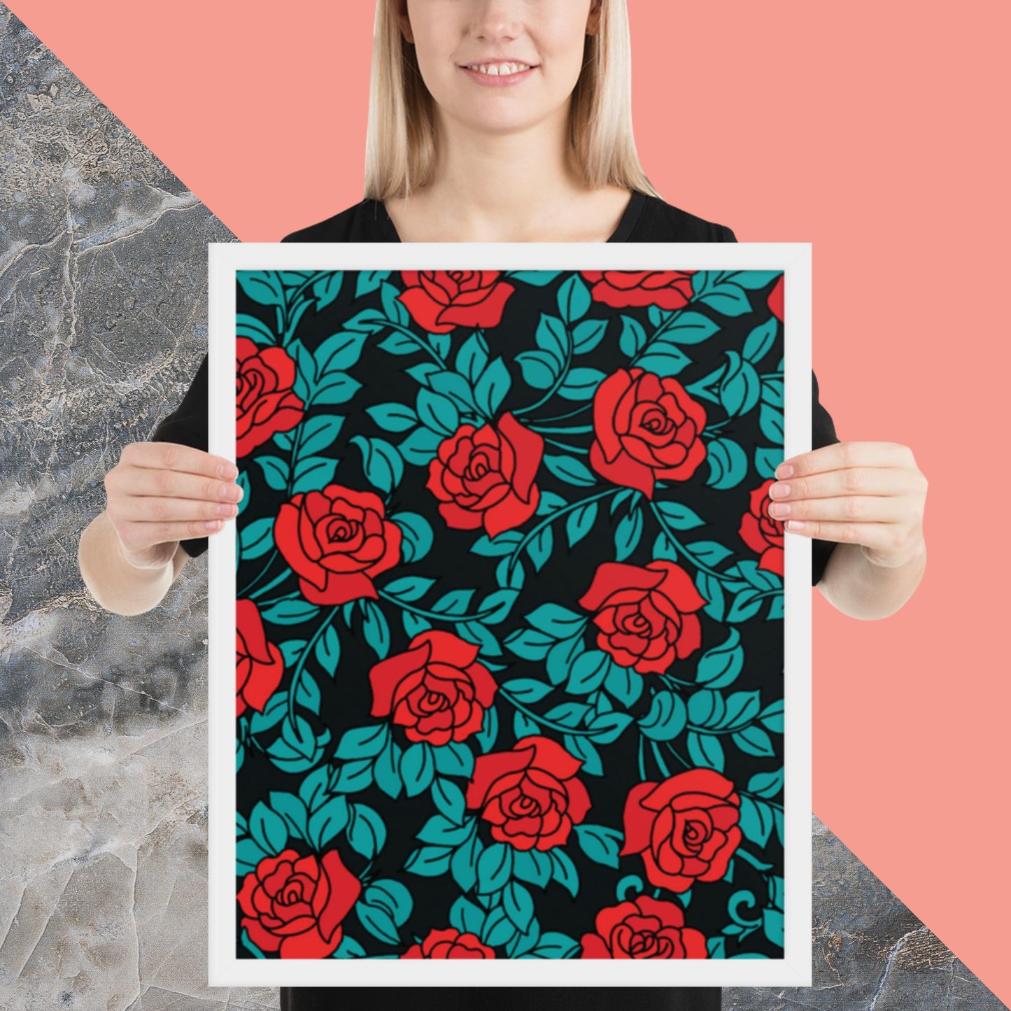 Pattern Art Framed Poster 49