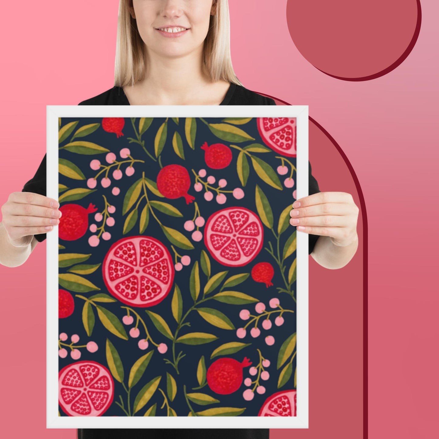 Pattern Art Framed Poster 50