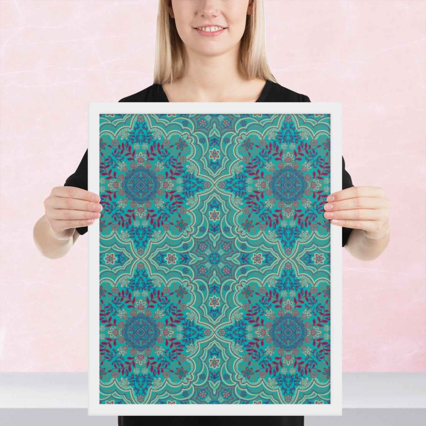 Pattern Art Framed Poster 64