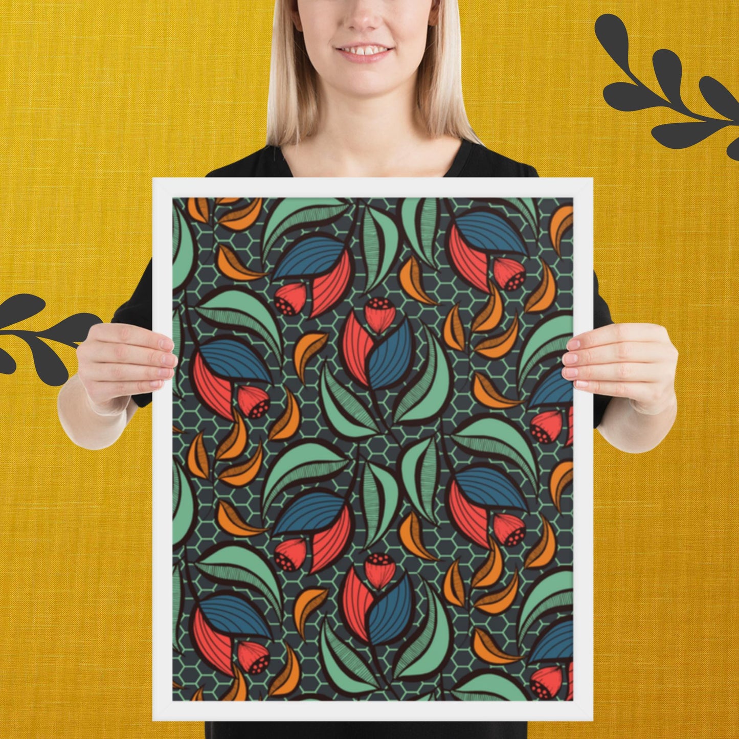 Pattern Art Framed Poster 65