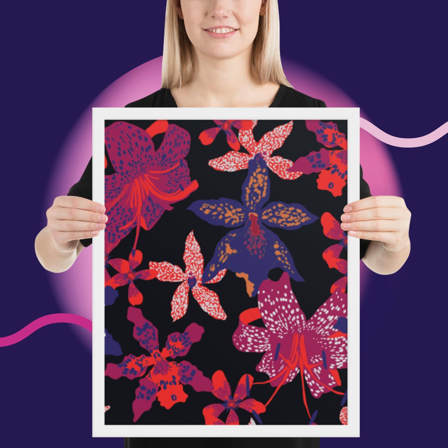 Pattern Art Framed Poster 98