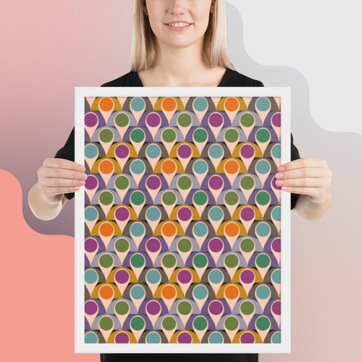 Pattern Art Framed Poster 99