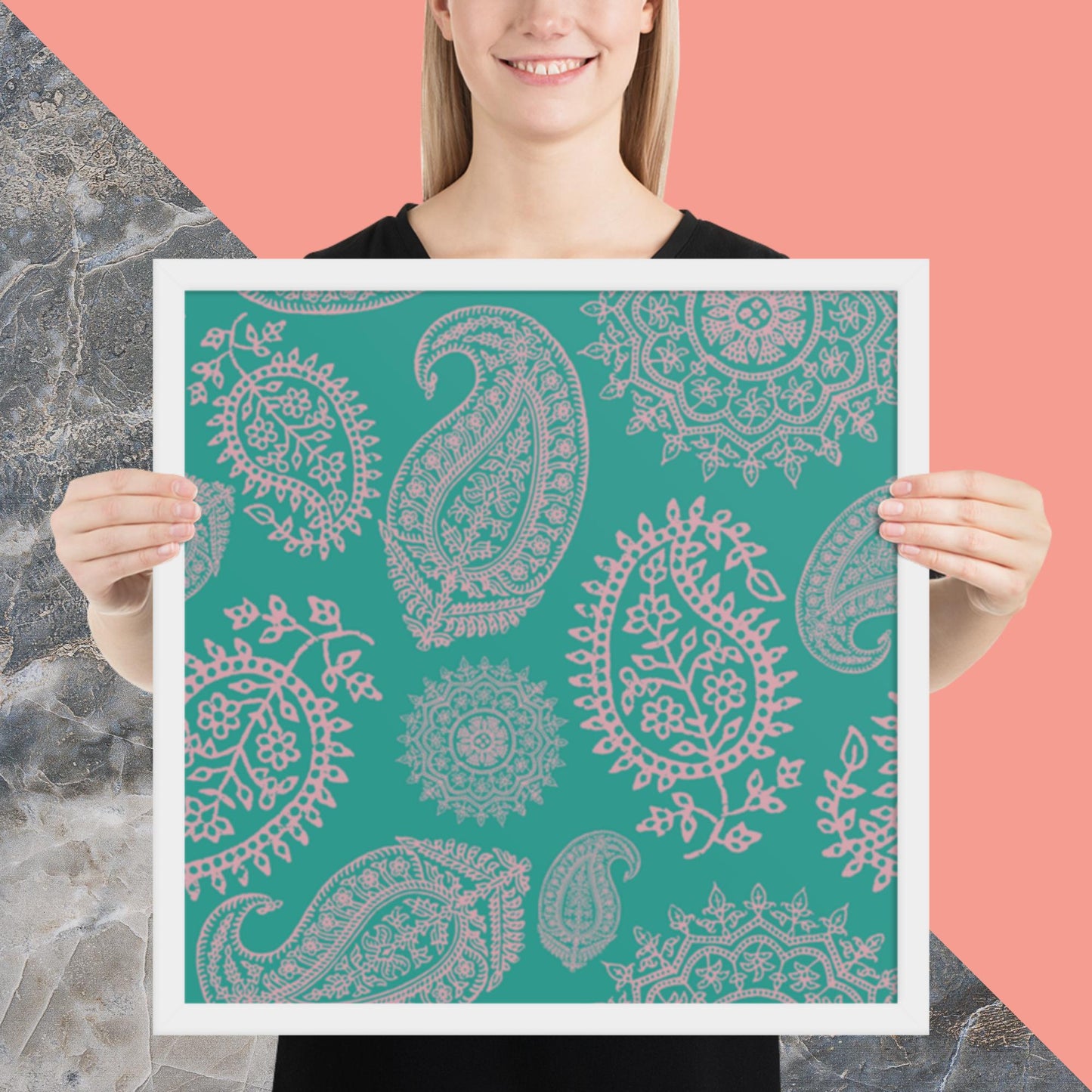 Pattern Art Framed Poster 1