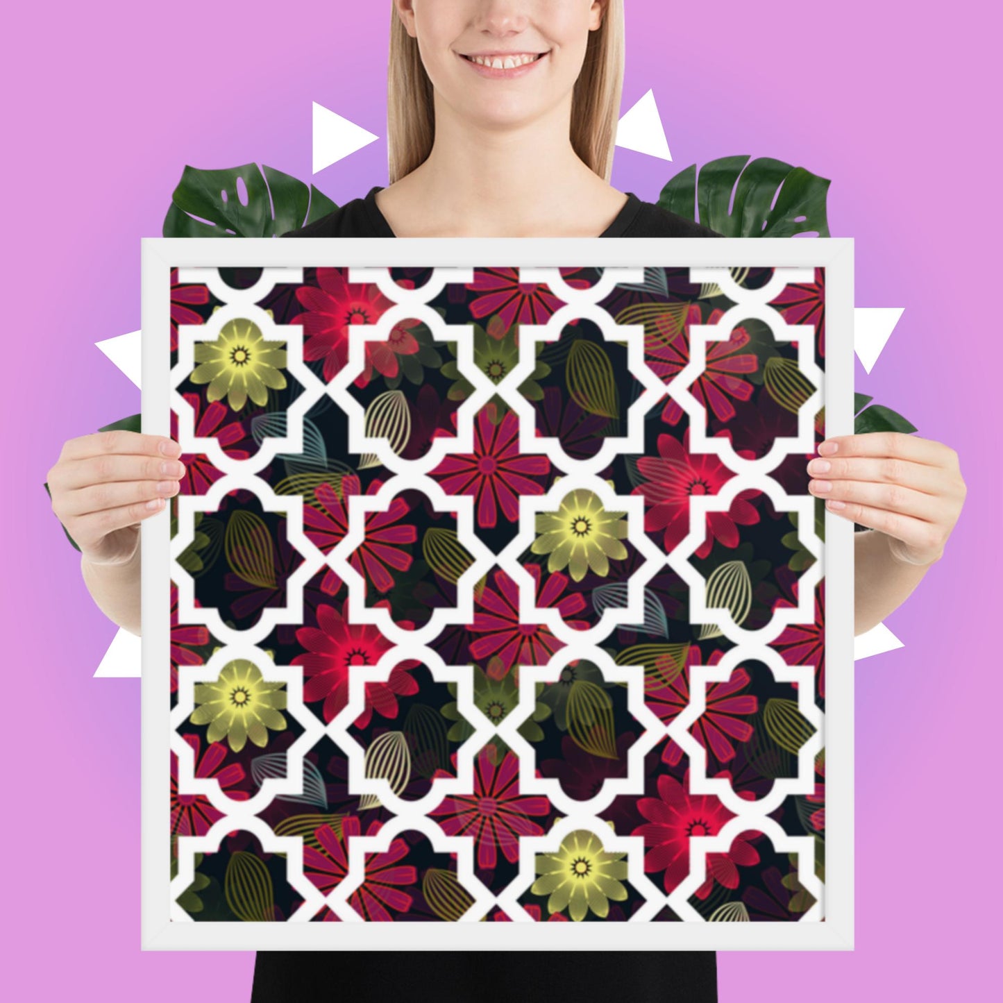 Pattern Art Framed Poster 15