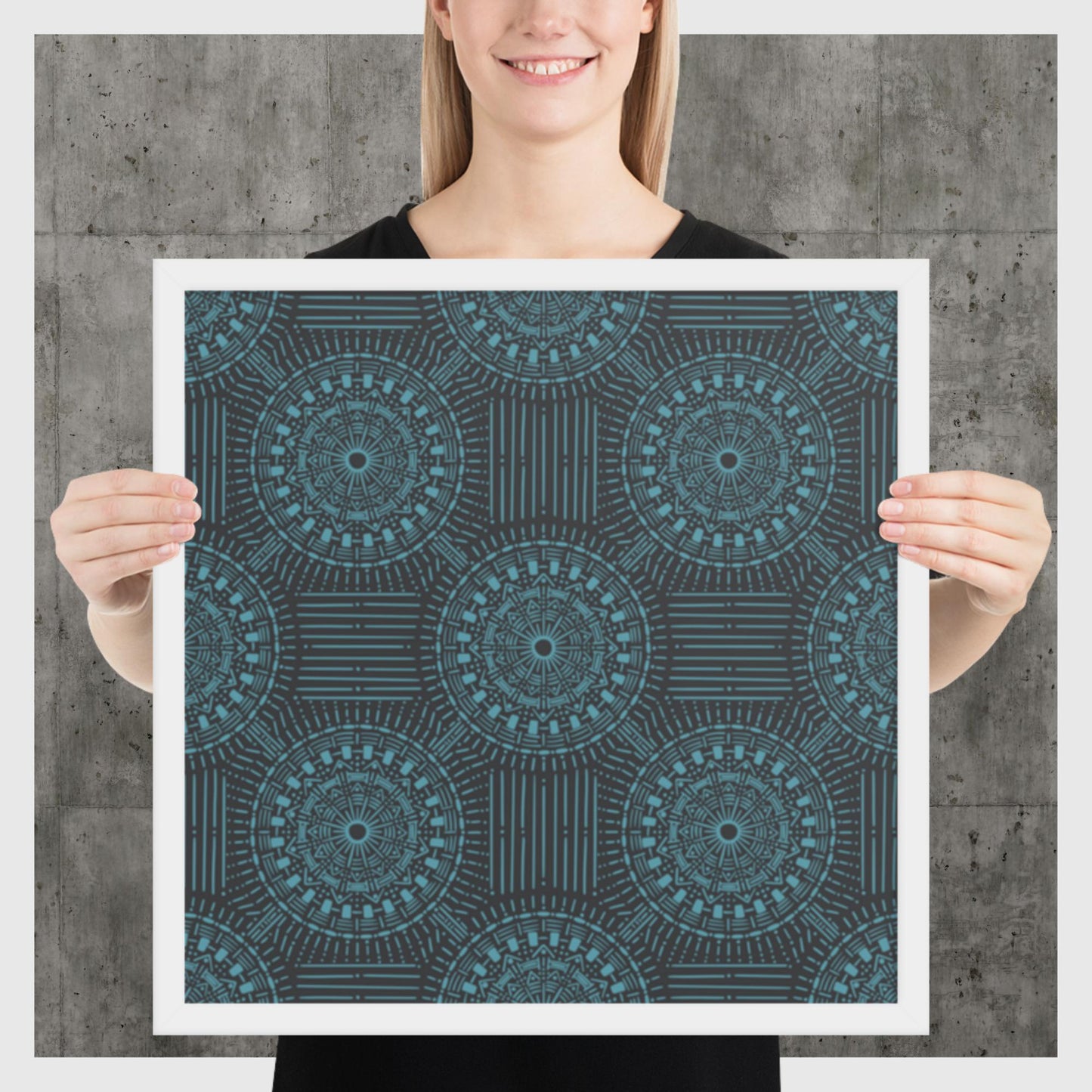 Pattern Art Framed Poster 24