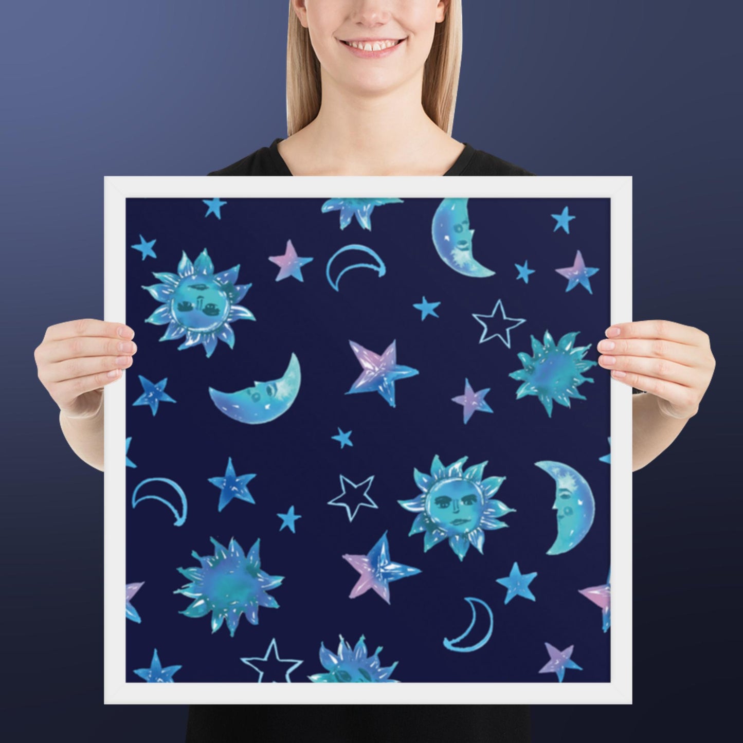 Pattern Art Framed Poster 48