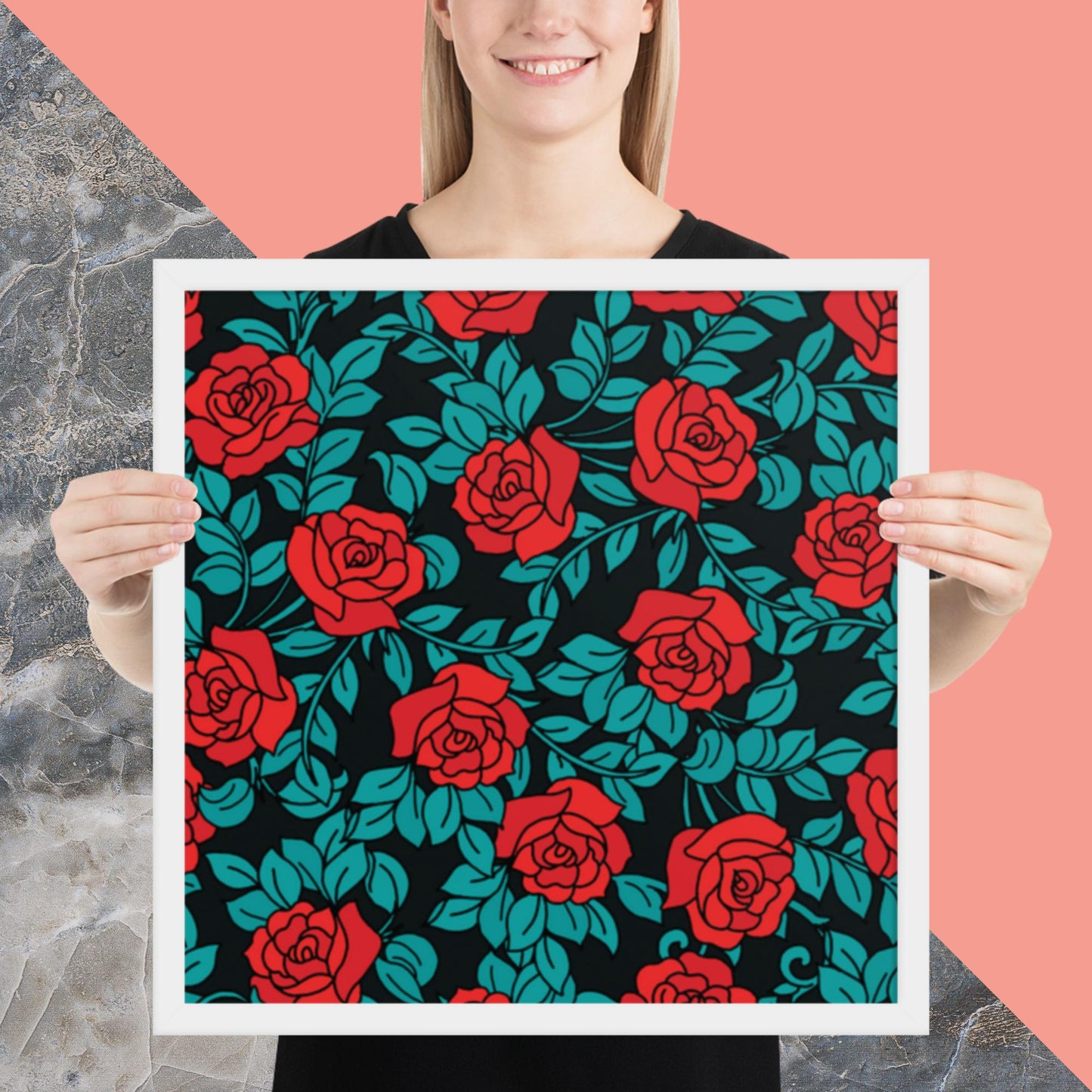 Pattern Art Framed Poster 49