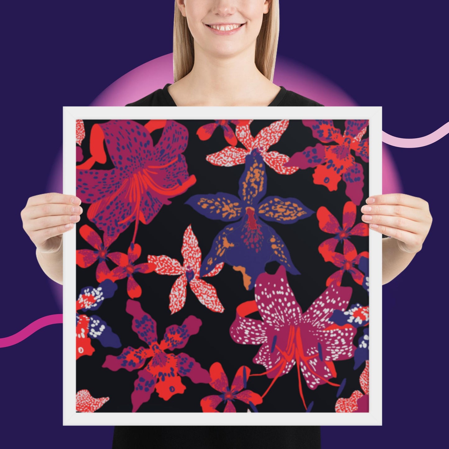 Pattern Art Framed Poster 98