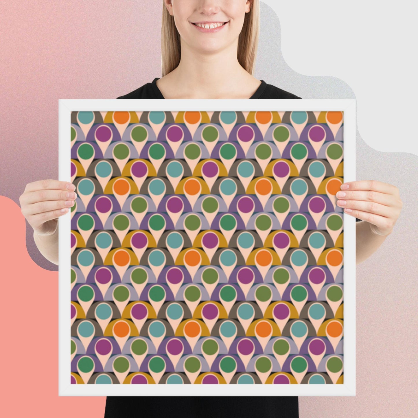 Pattern Art Framed Poster 99