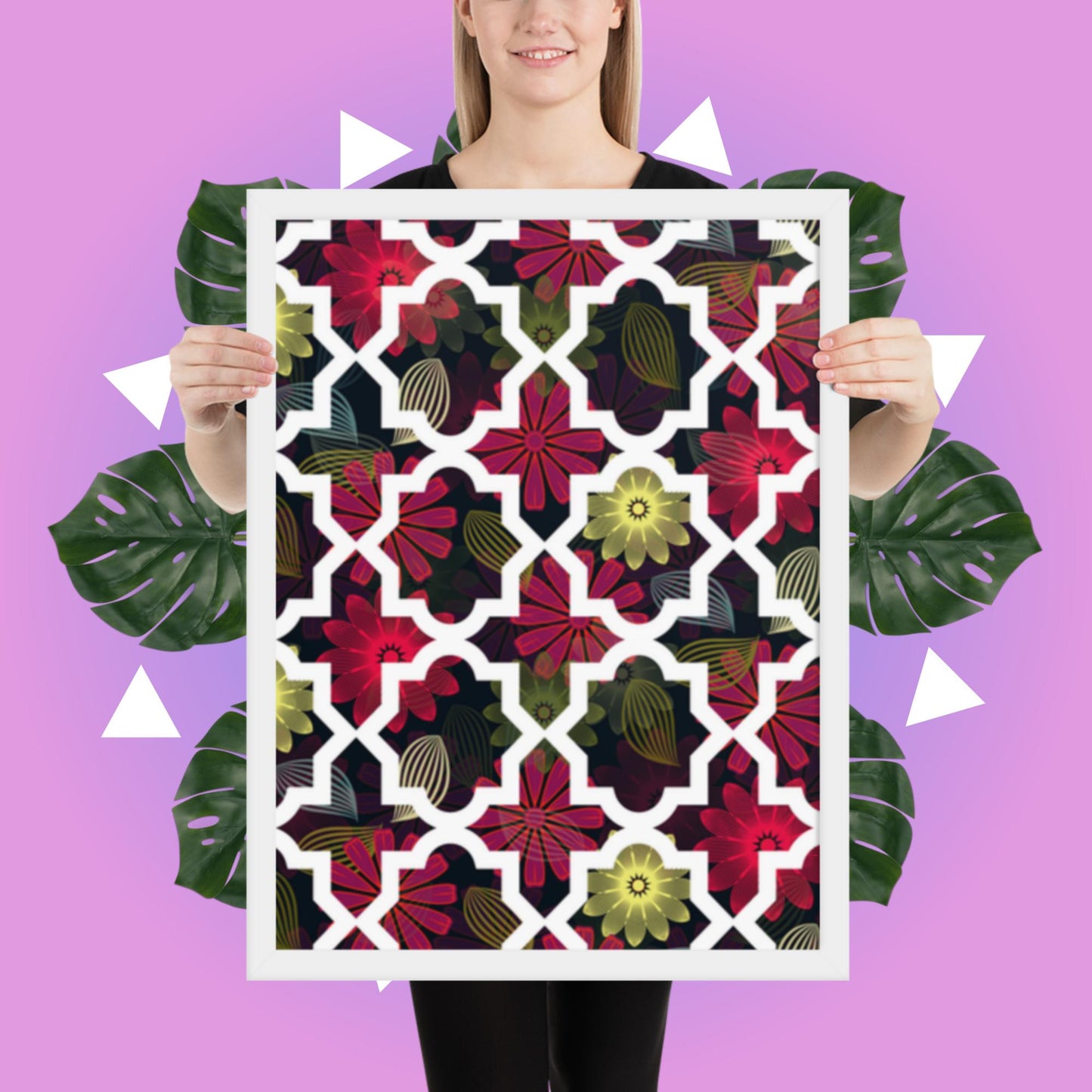 Pattern Art Framed Poster 15