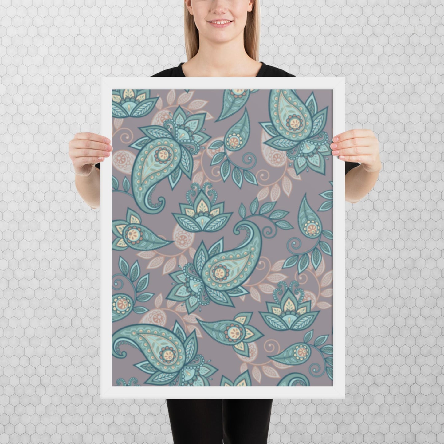 Pattern Art Framed Poster 18
