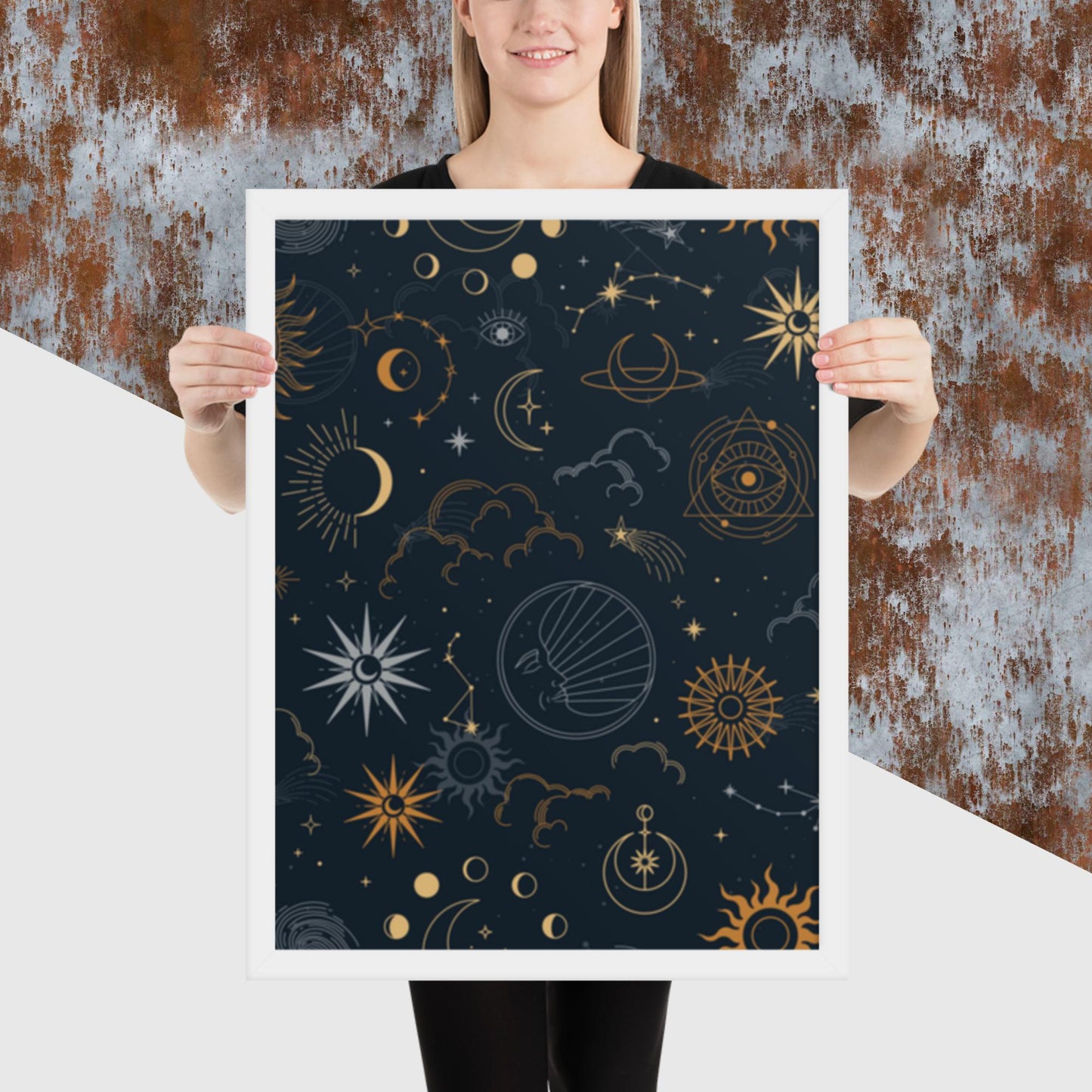 Pattern Art Framed Poster 19