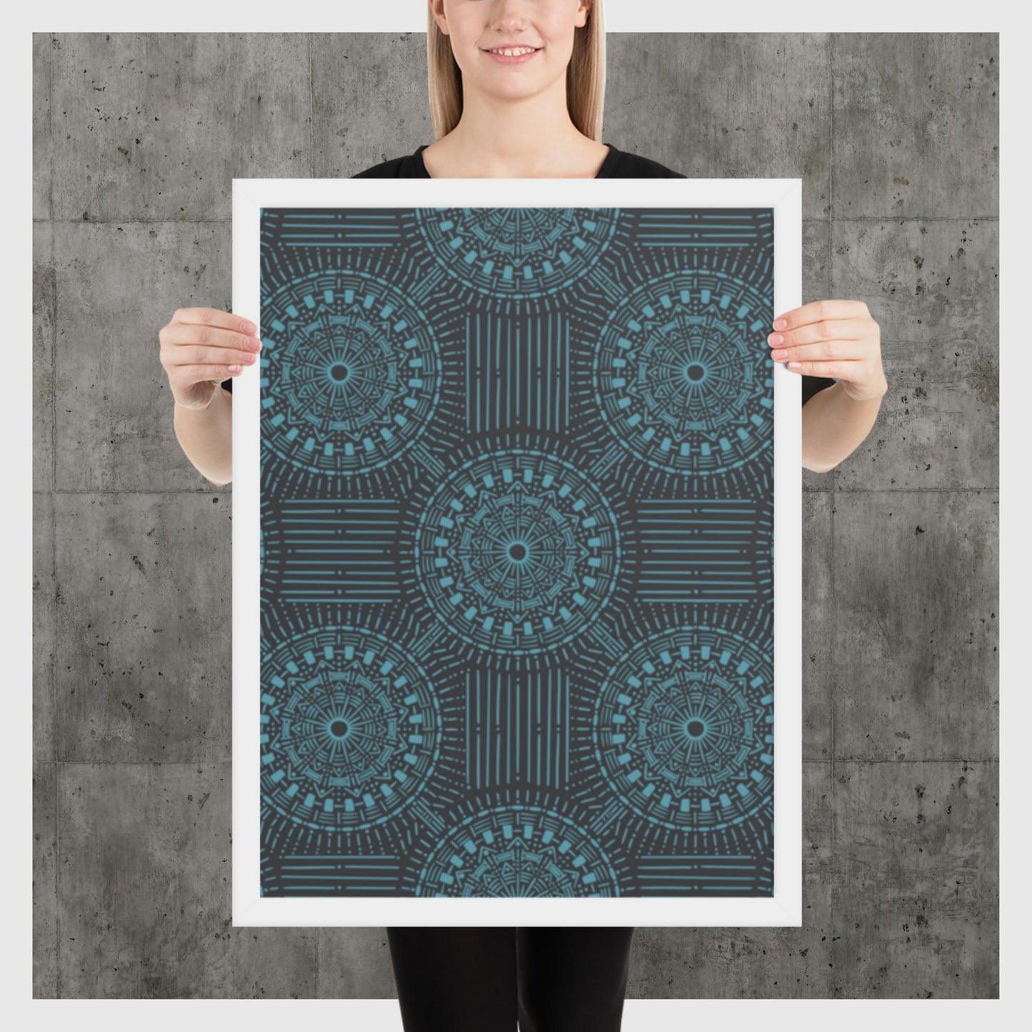 Pattern Art Framed Poster 24