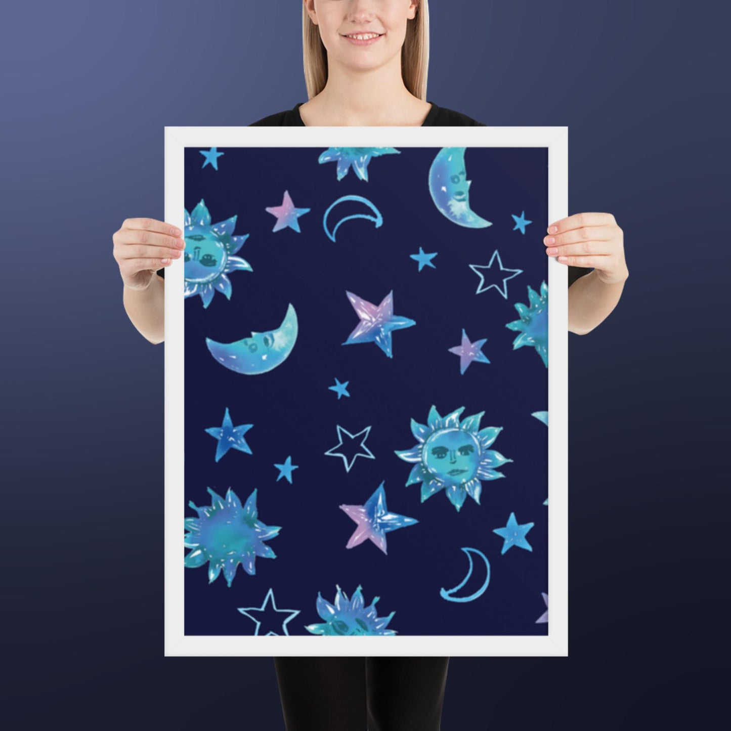 Pattern Art Framed Poster 48