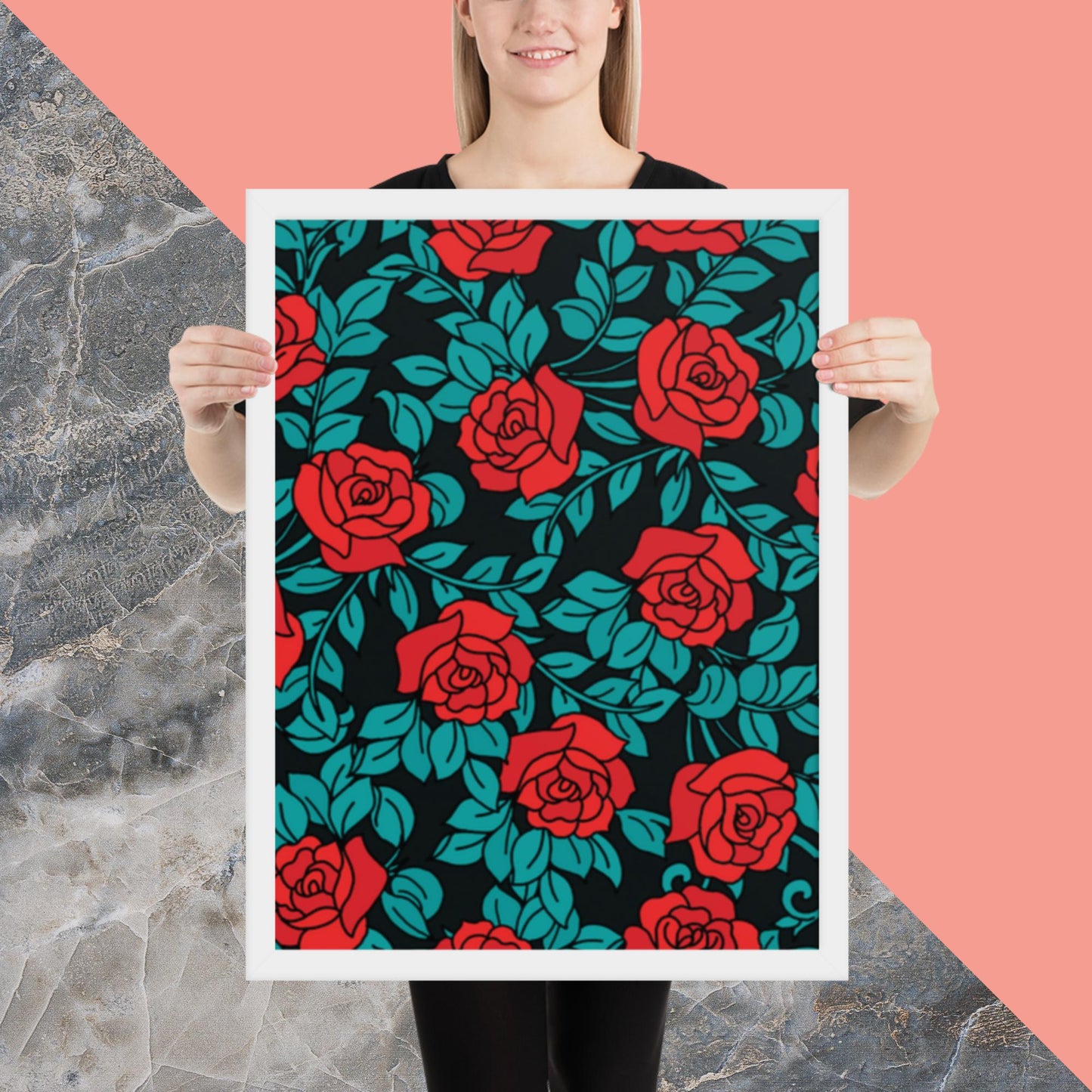 Pattern Art Framed Poster 49